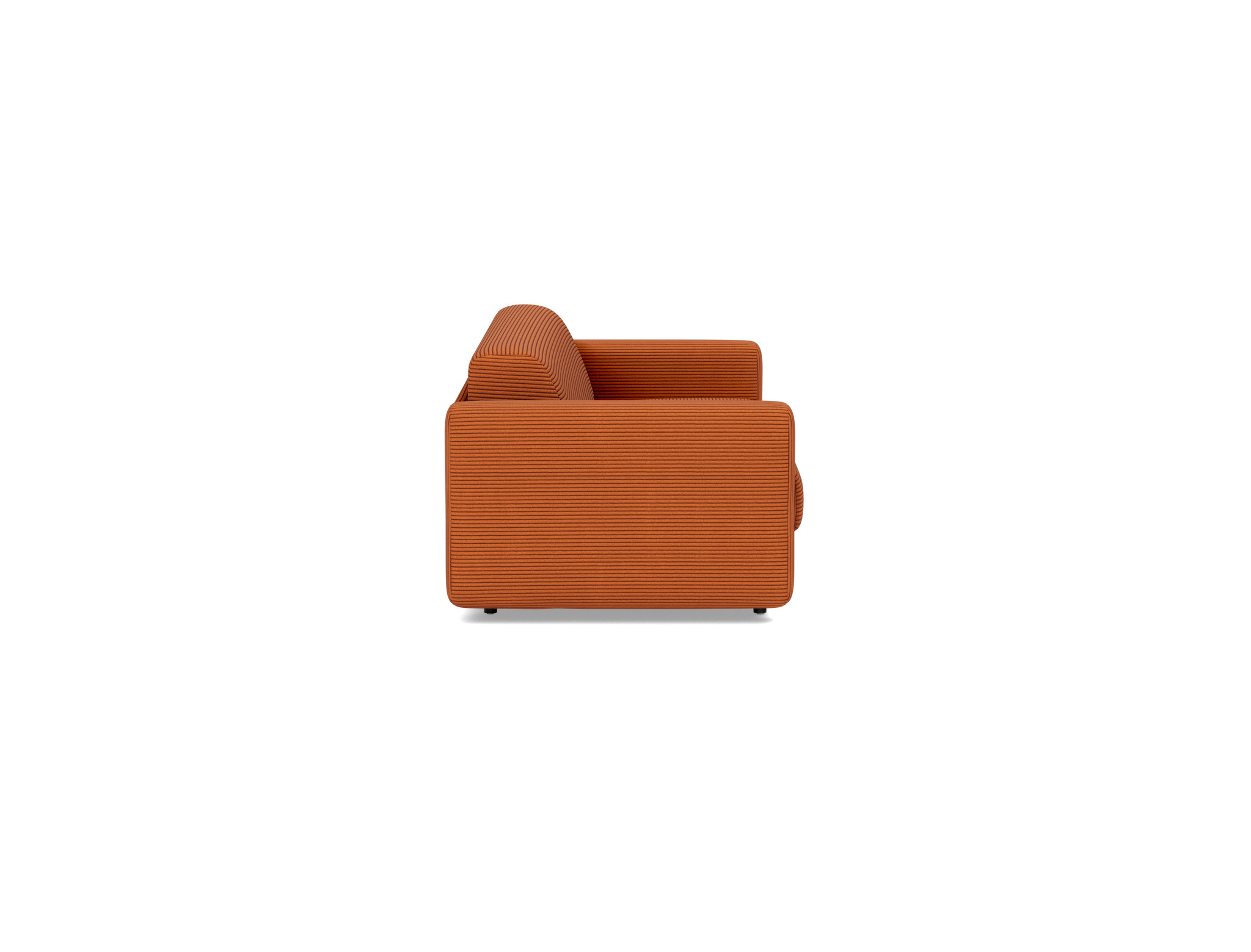Schlafsofa Killian mit Taschenfederkernmatratze 160 Kord Corduroy 595-Burnt-Orange