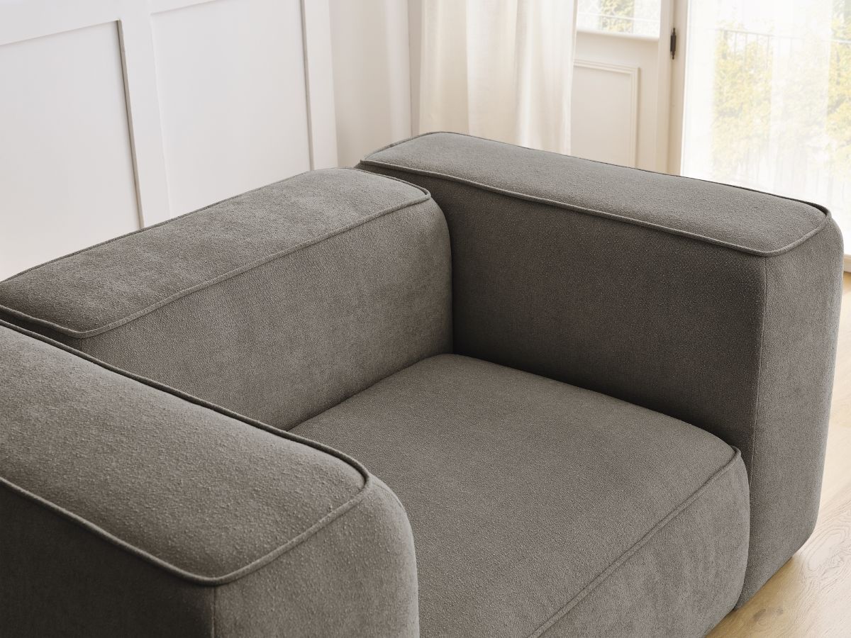 Bobochic Zephyr Sessel Strukturstoff Taupe