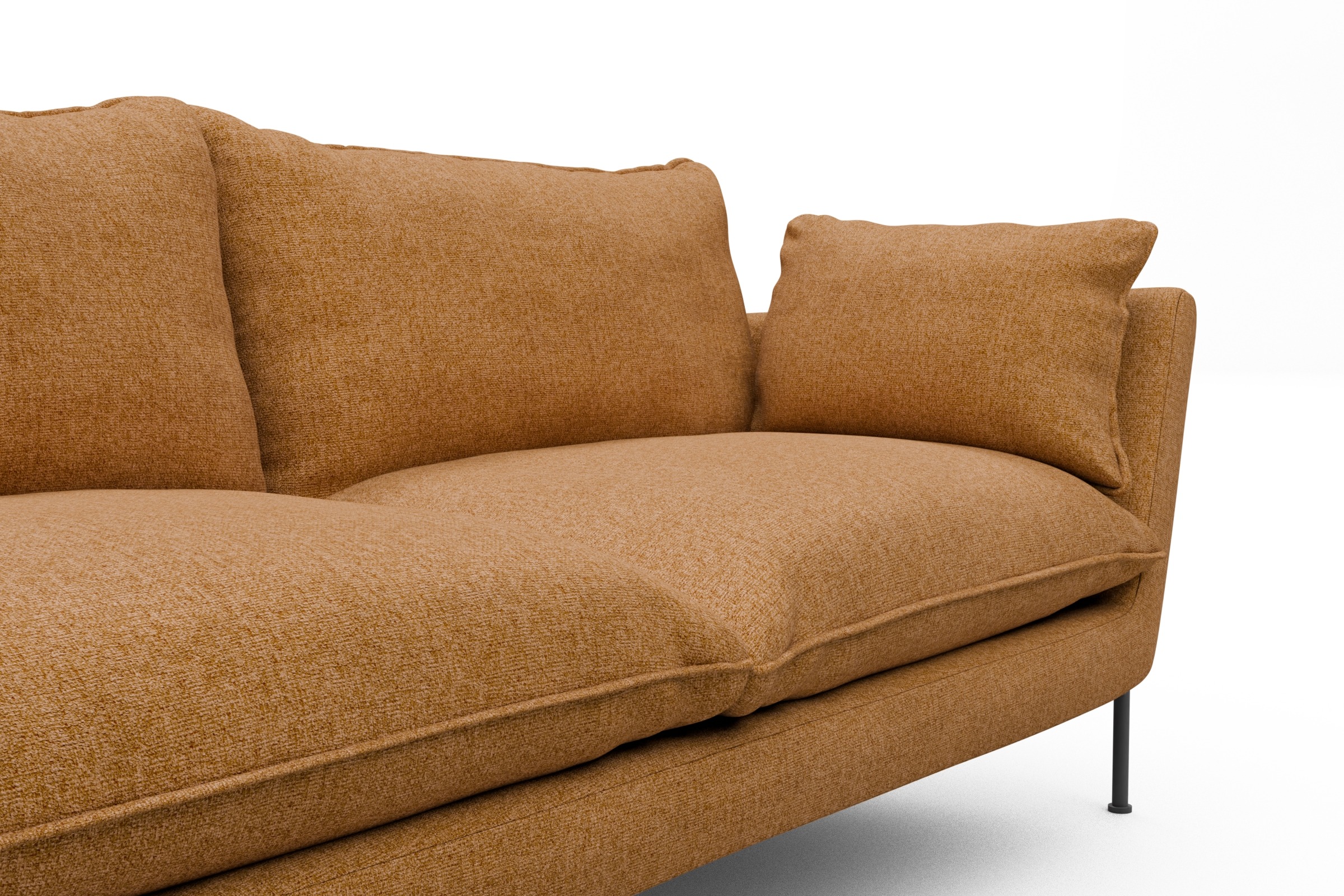 Sofa Anton PREMIUM 2-Sitzer Casone-Warm-Yellow