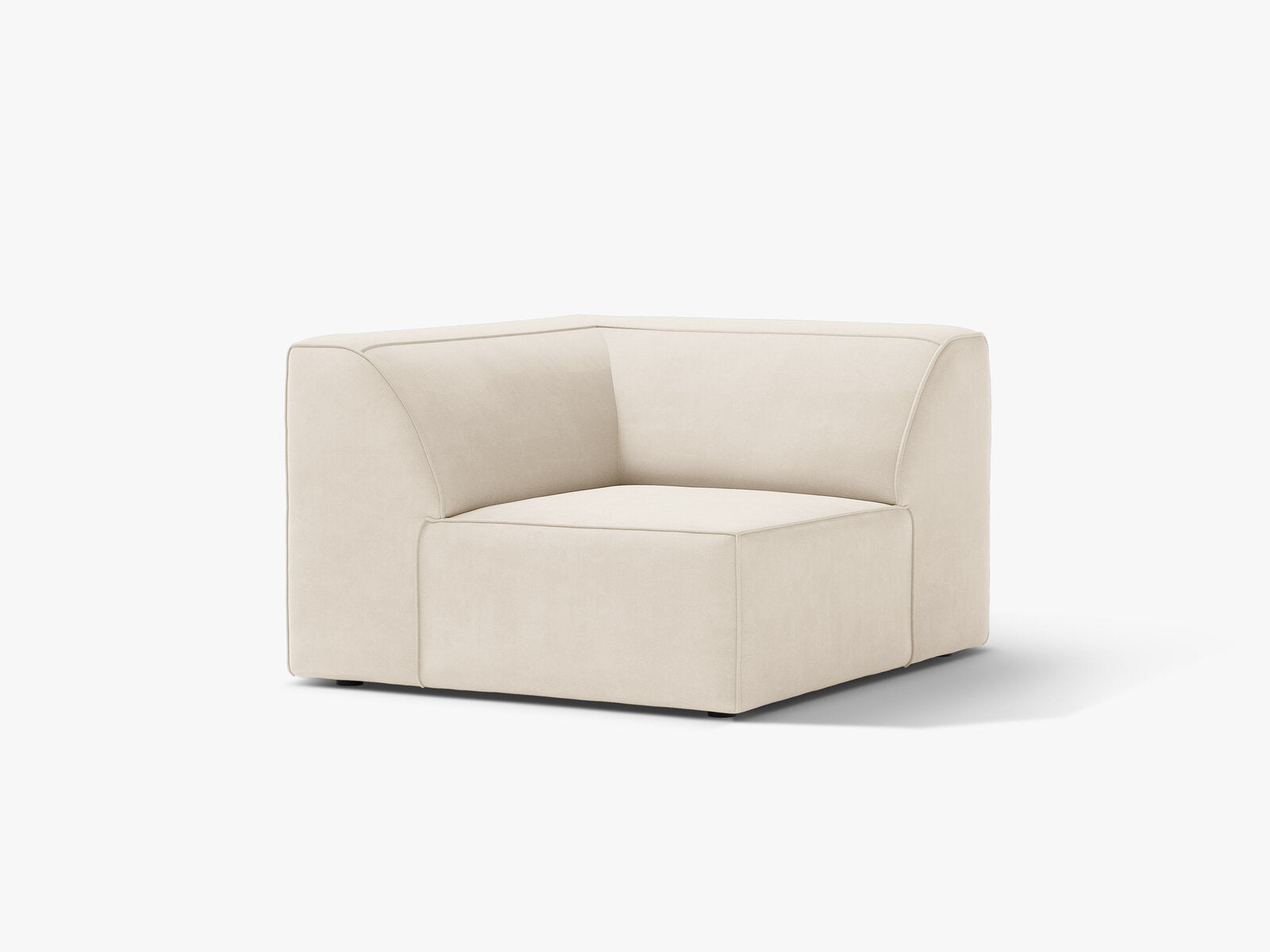 Micadoni Jodie Eckmodul Samt Bluvel Helles Beige