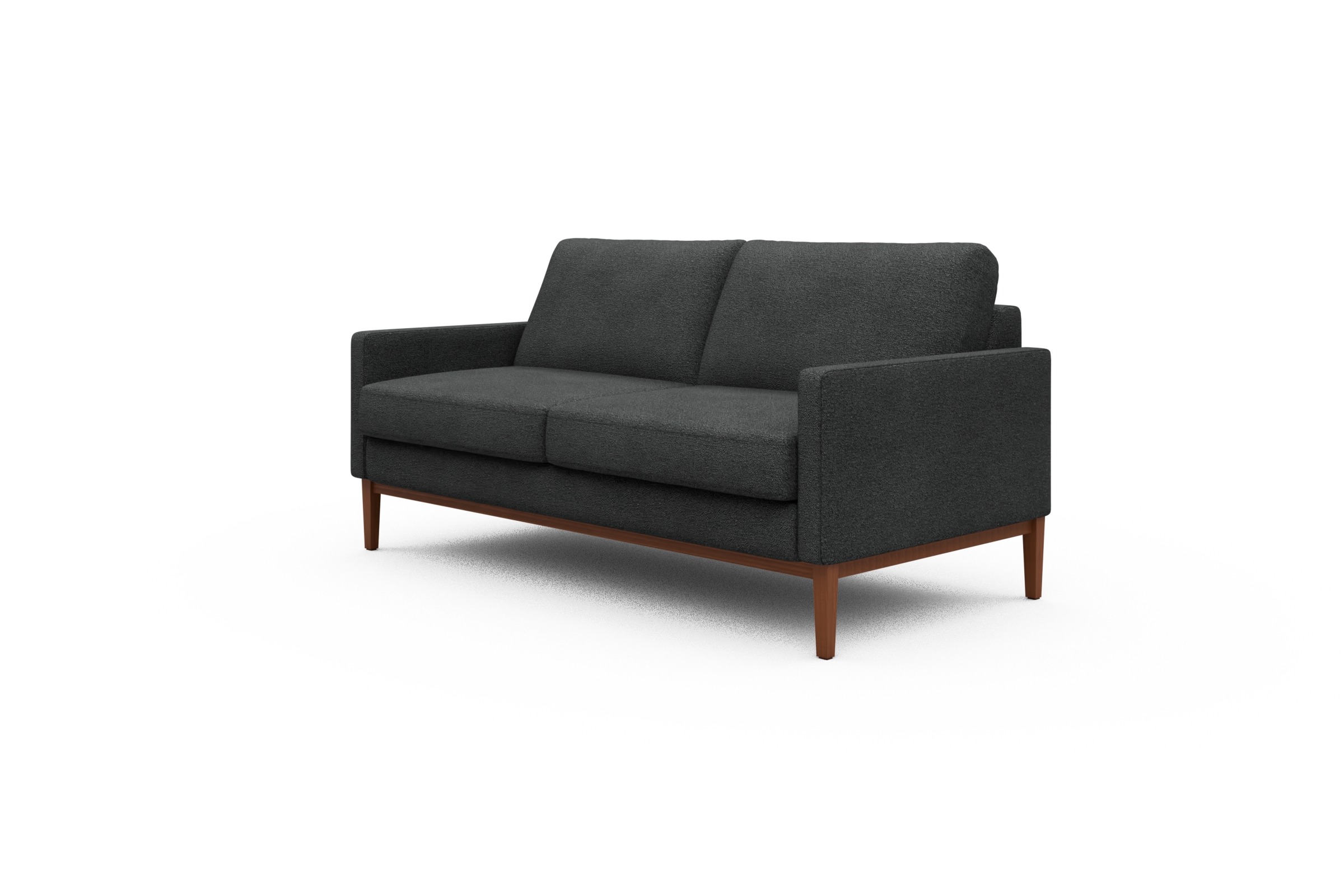 Sofa Bodo 2,5-Sitzer Boucle-Charcoal