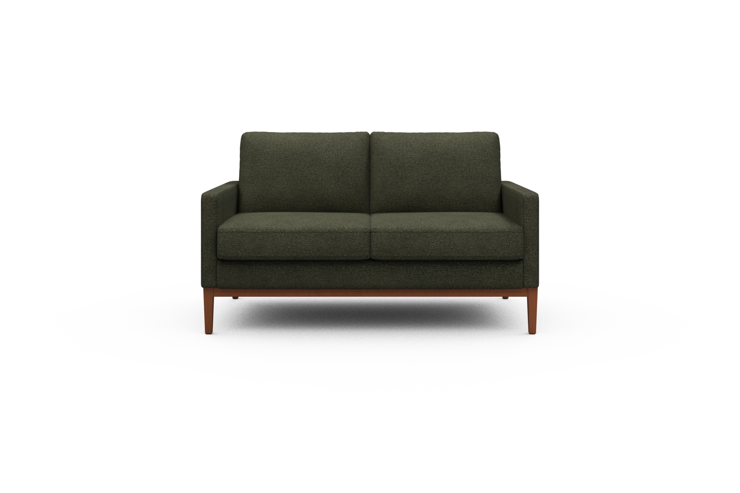 Skandi Home Sofa Bodo 2-Sitzer Boucle-Forest-Green moebelfaktor