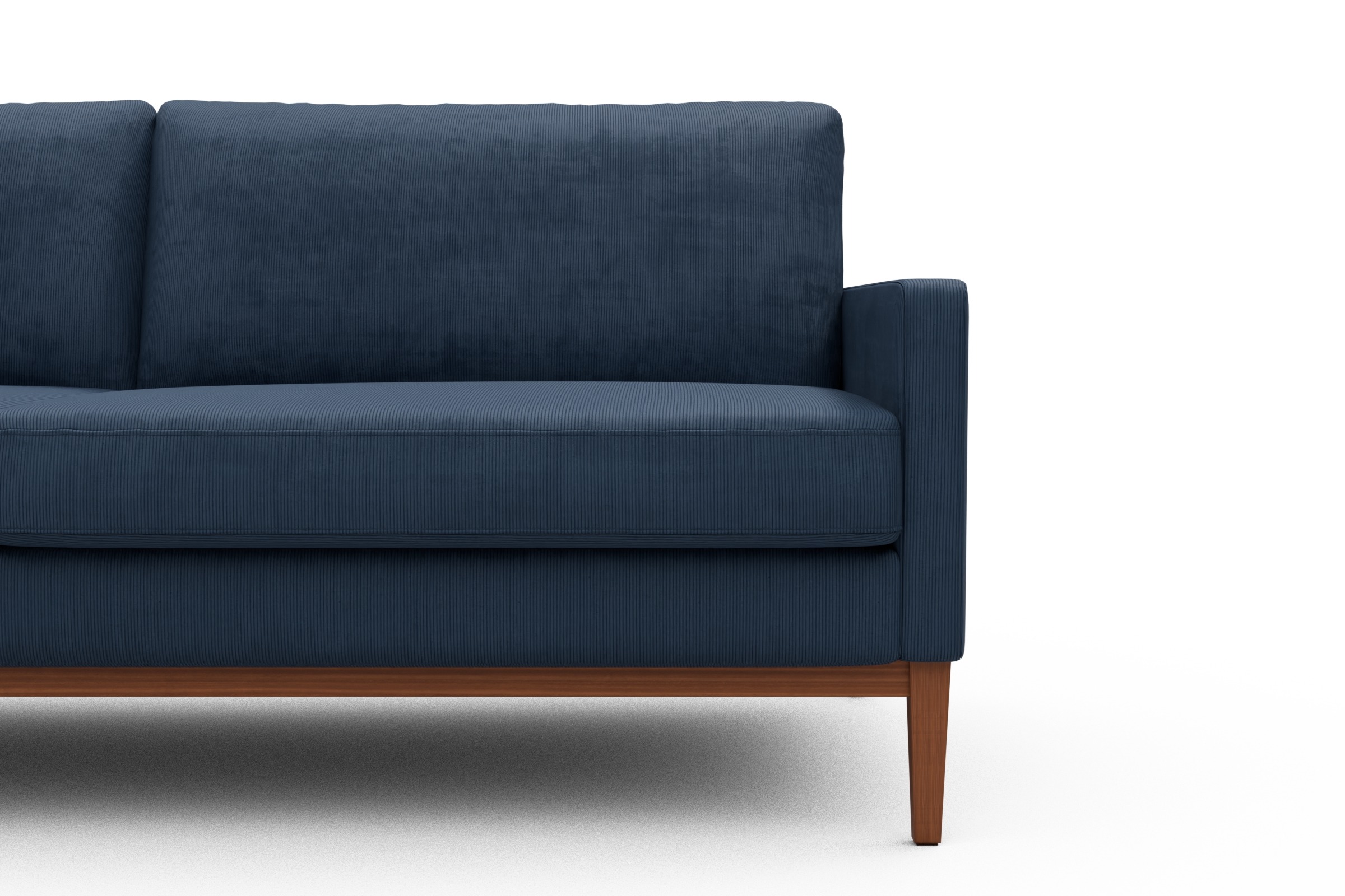Sofa Bodo 2,5-Sitzer Cordufine-Royal-Blue