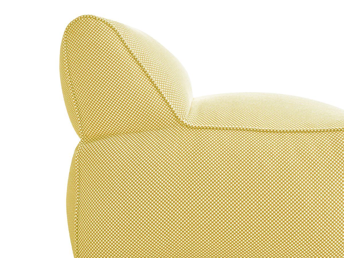 Bobochic Riviera Sofamodul 1-Sitzer Melange-Stoff Gelb