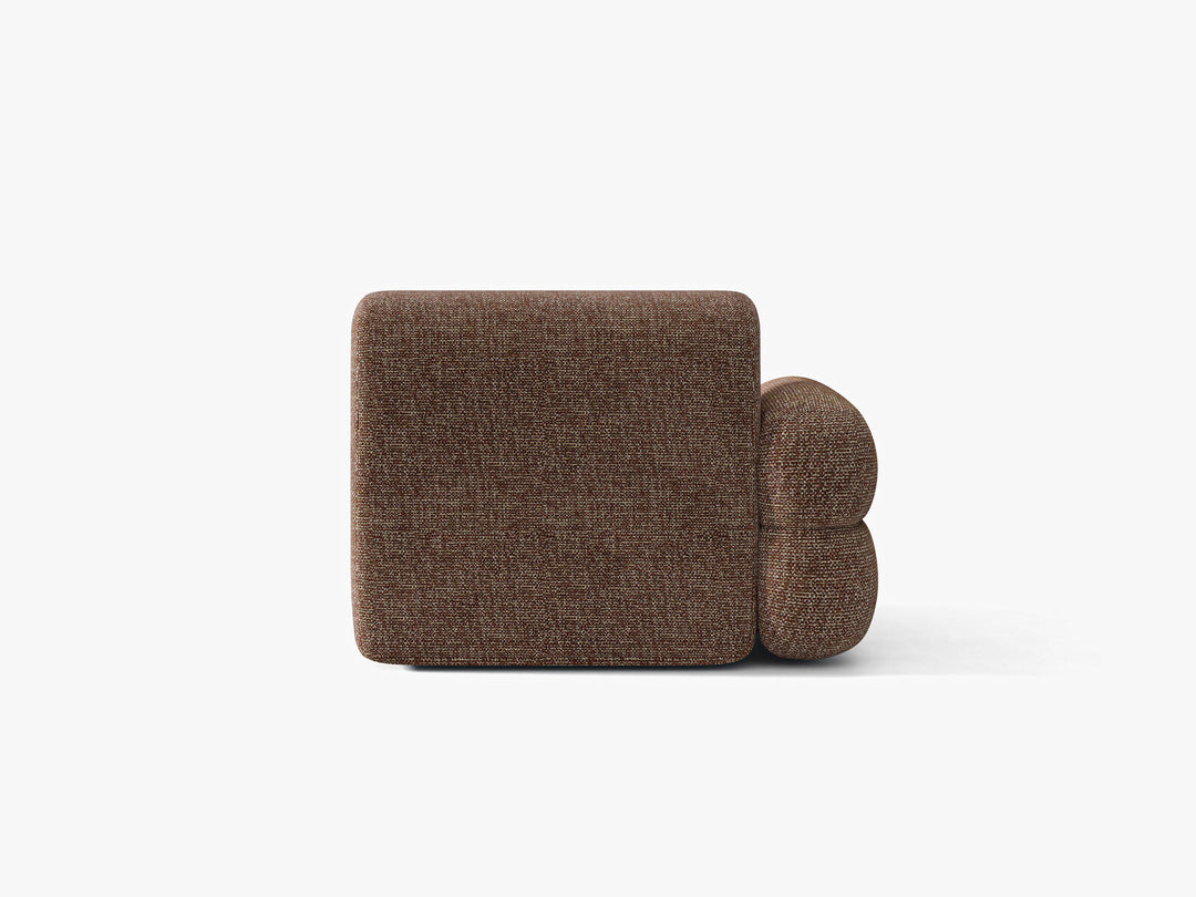 Micadoni Neo Sofamodul Links Chenille SILENCIO Braun