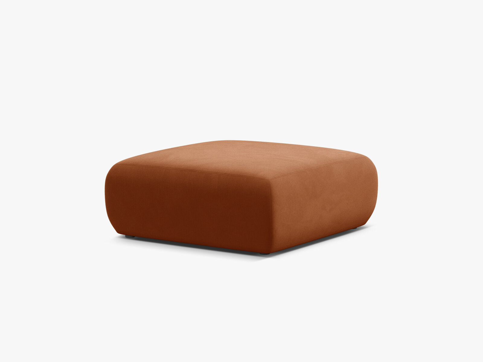 Micadoni Hocker Molino Large Samt Casino Terrakotta
