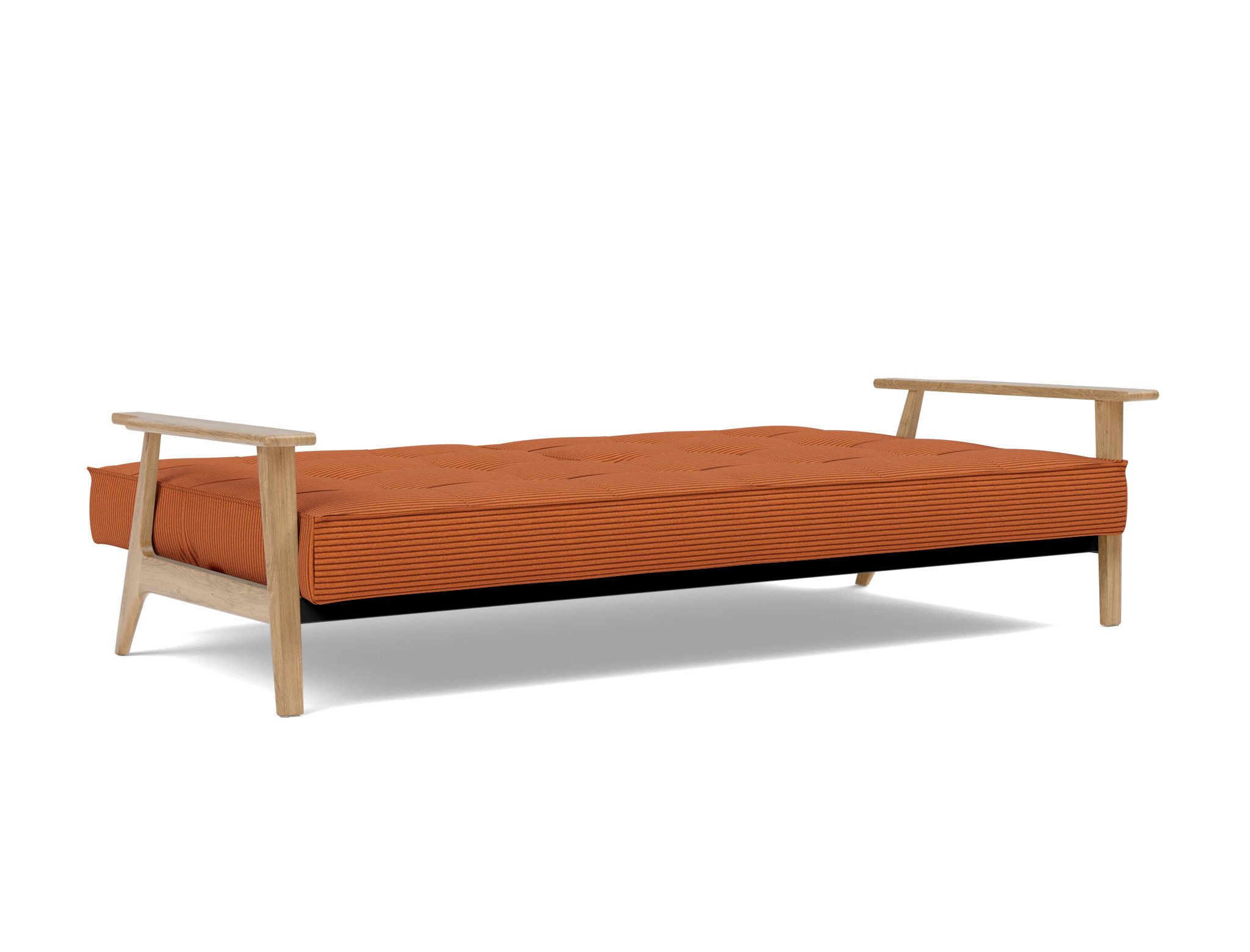 Schlafsofa Splitback Frej Kord Corduroy 595-Burnt-Orange