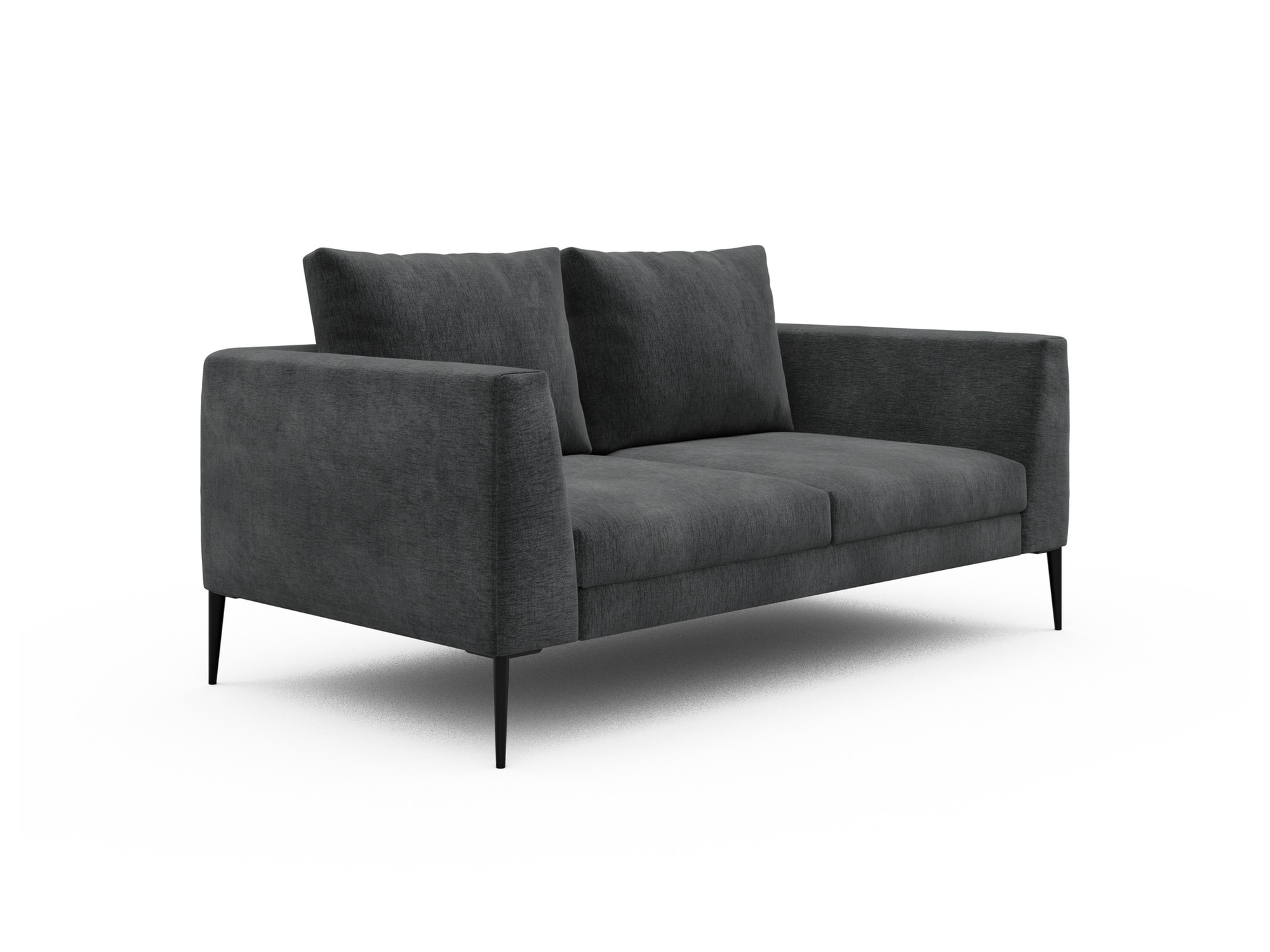 Skandi Home Sofa Paul 2-Sitzer Smooth-Deep-Warm-Grey moebelfaktor