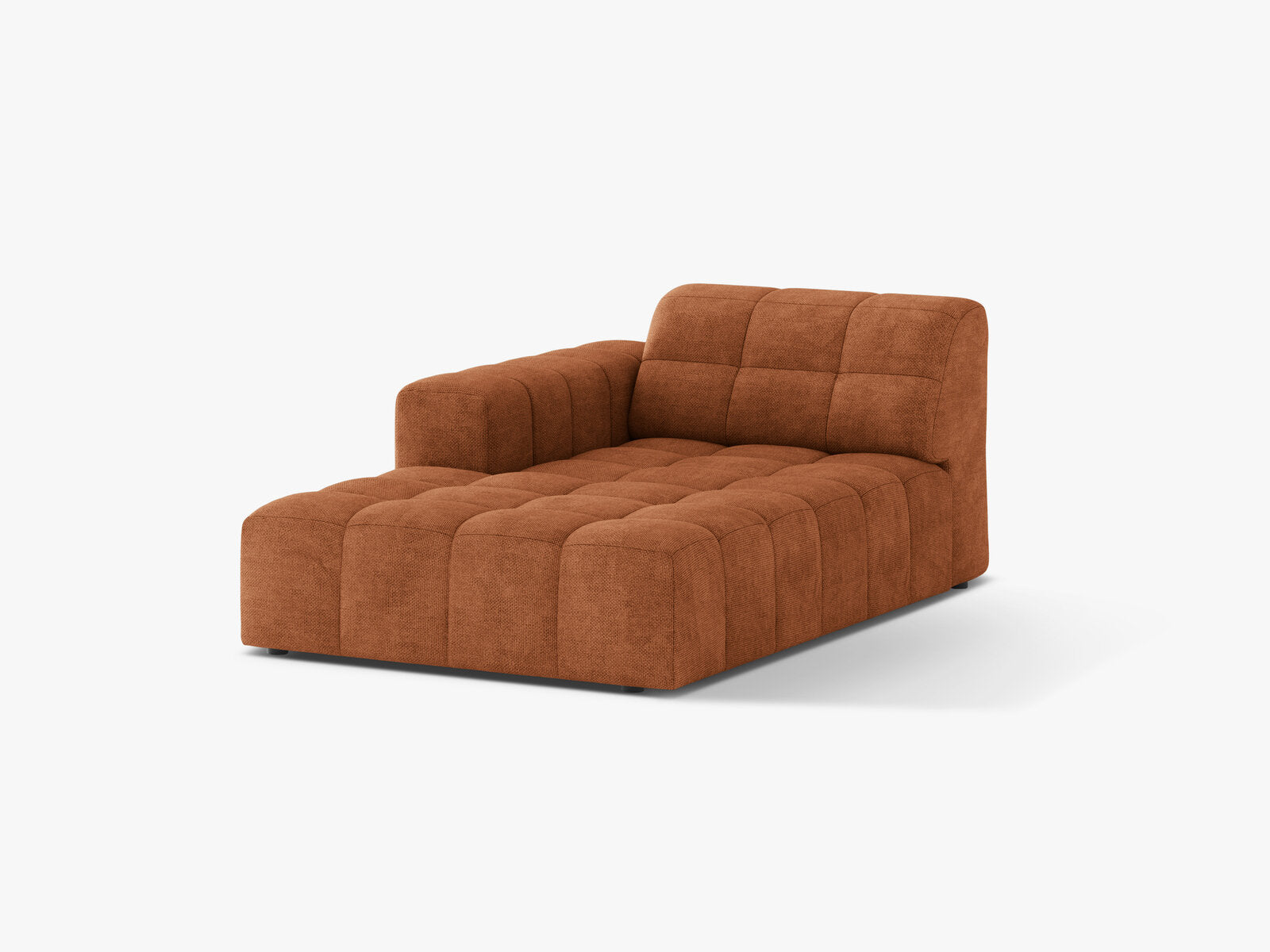 Micadoni Jennifer Chaiselongue Links Chenille Eden Ziegel