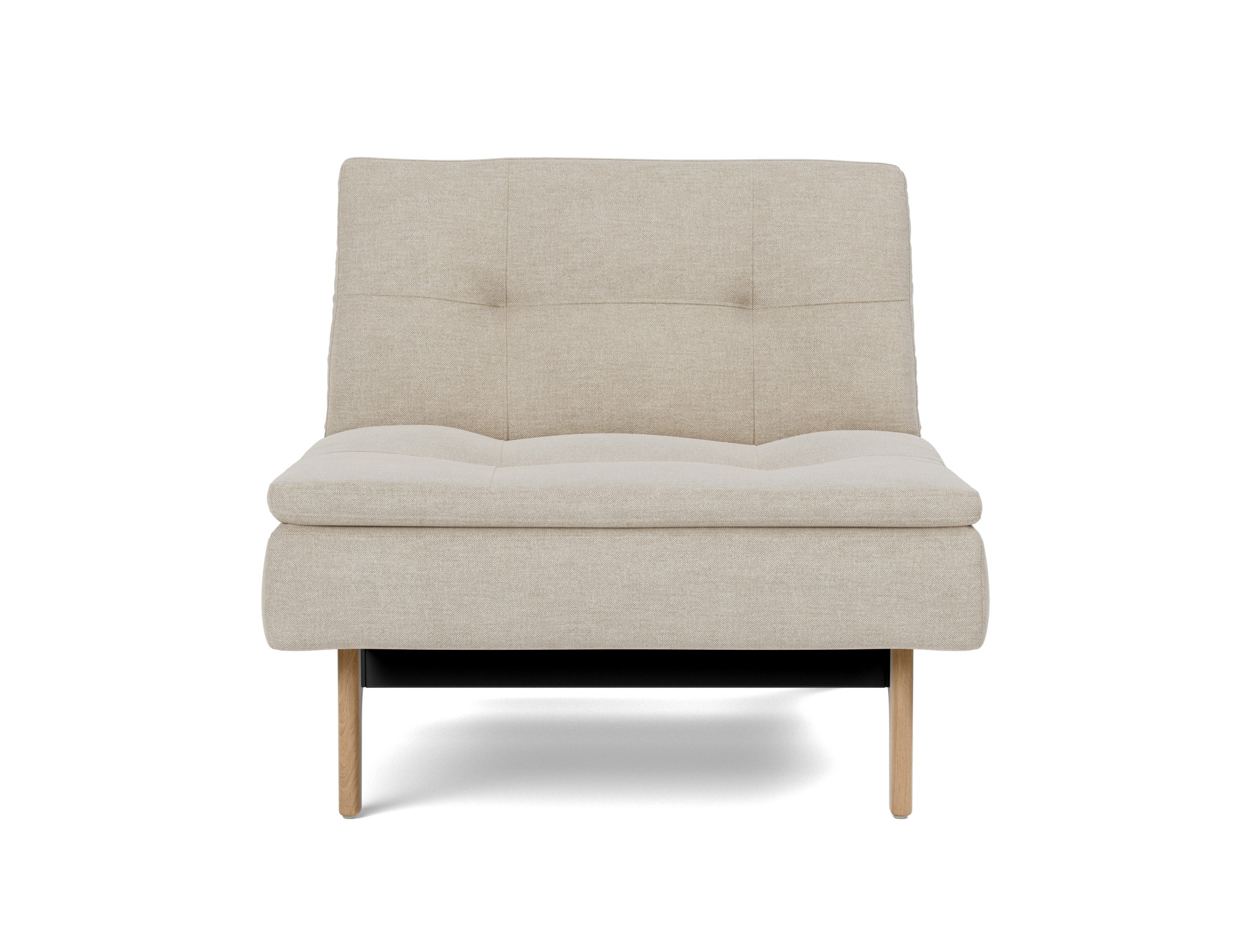 Sessel Dublexo Flachgewebe Phobos 586-Latte Beine Eiche