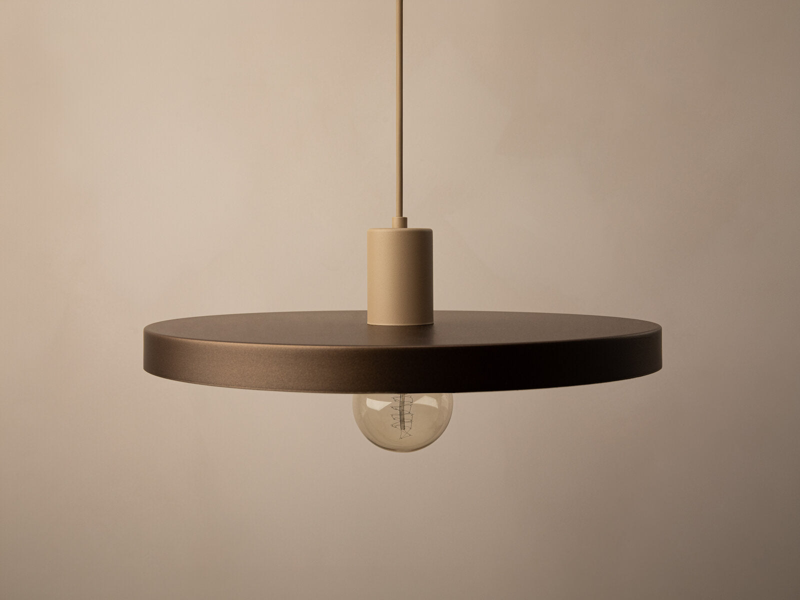 Micadoni Ori Pendelleuchte Ø 40 cm Sabia / Braun