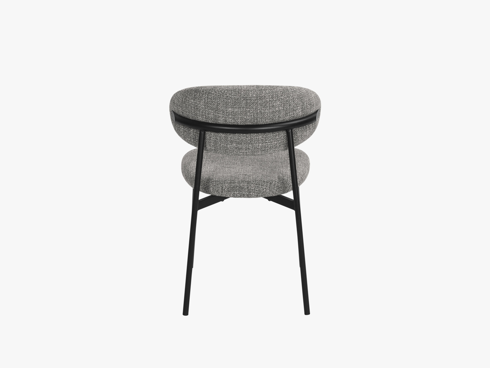 Micadoni Stuhl Sander Chenille Chacha Grau