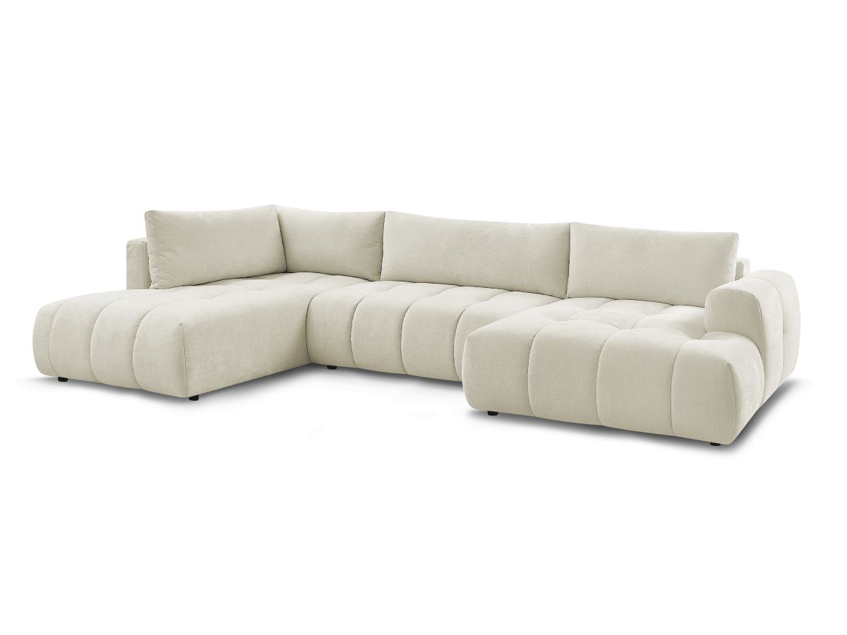 Bobochic Fuji Wohnlandschaft Stoff Beige Ecke rechts