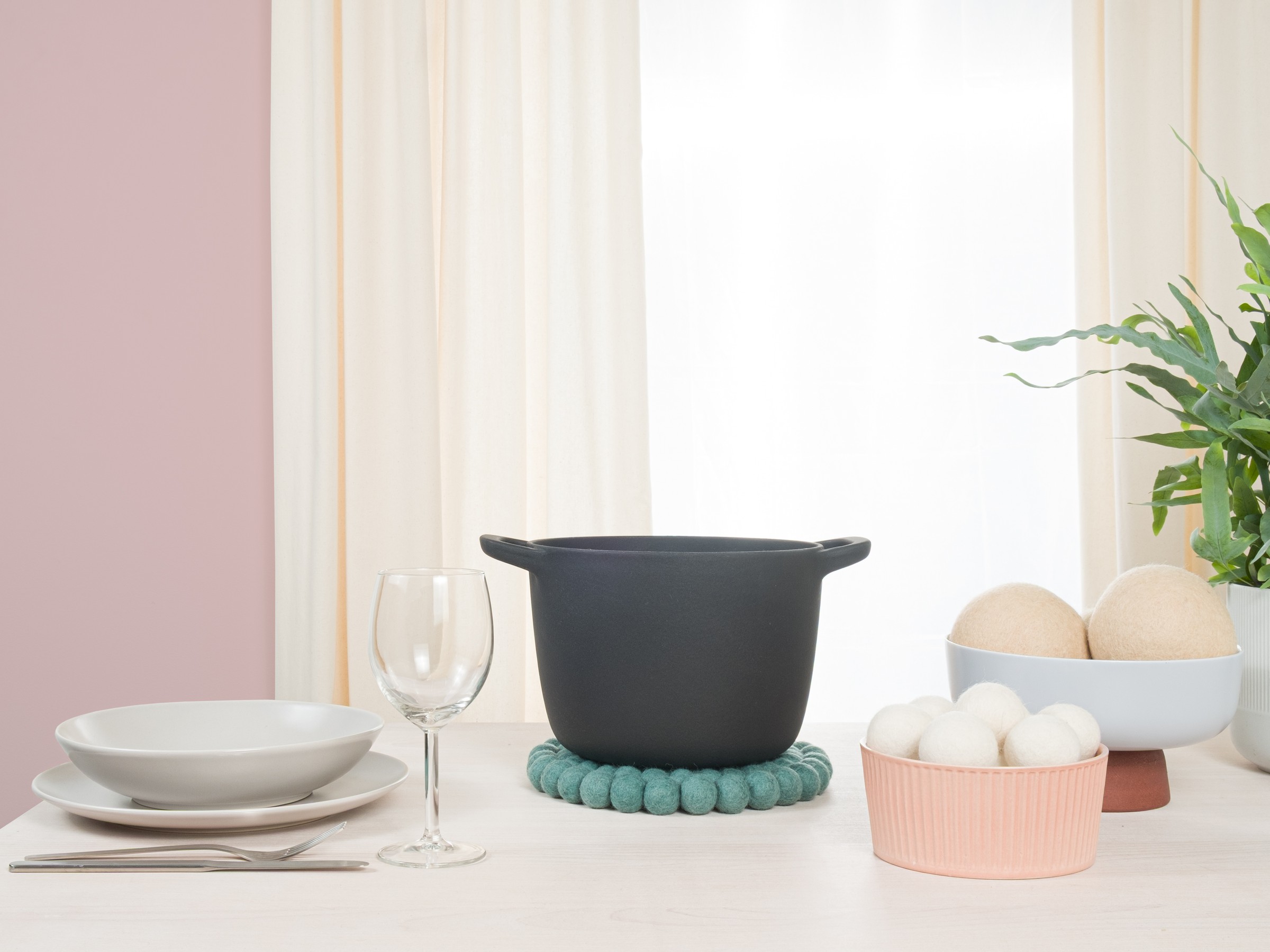 myfelt Taro Topfuntersetzer Aqua Ø 20 cm