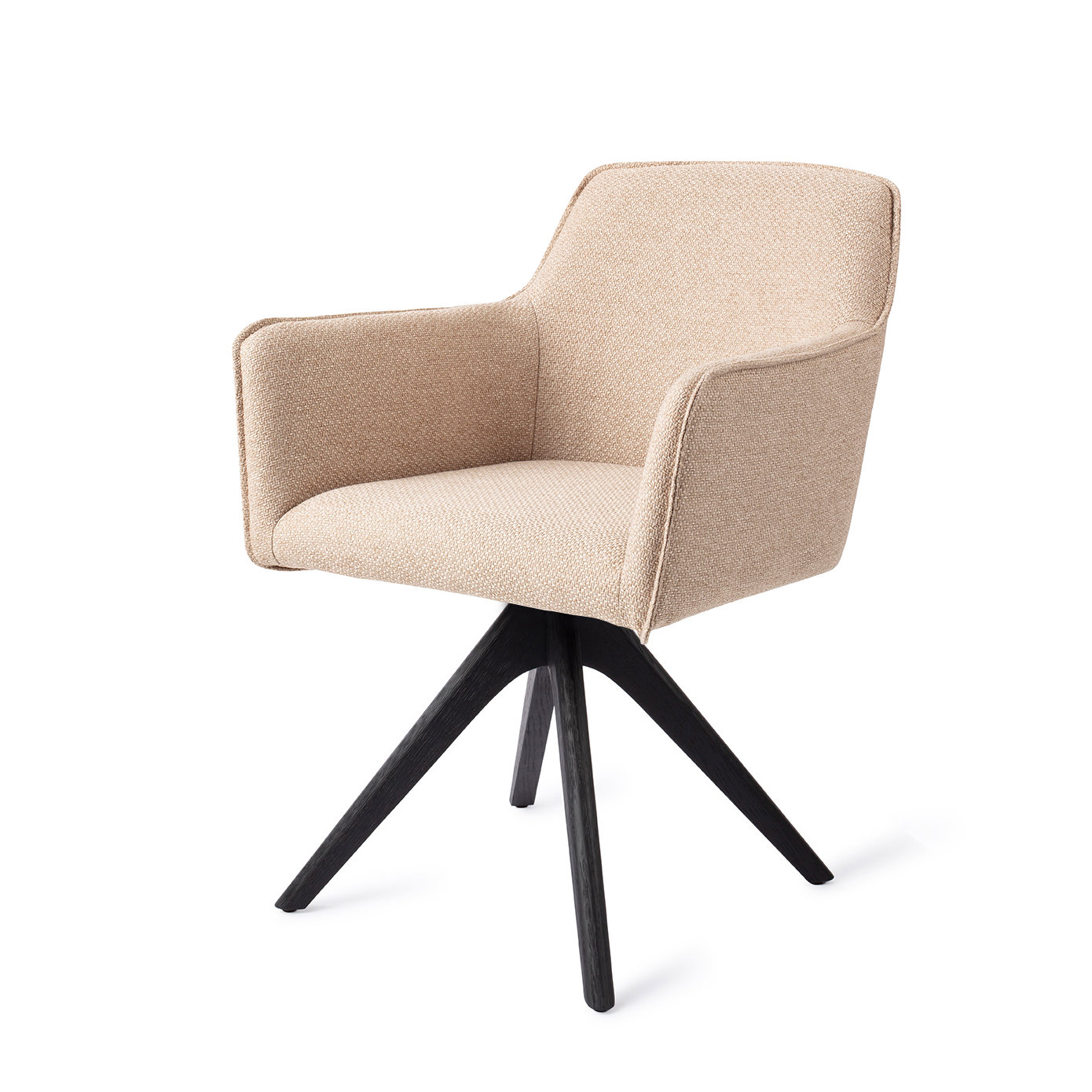 Jesper Home Esszimmerstuhl Hofu Wild Walnut Revolve Eiche Schwarz