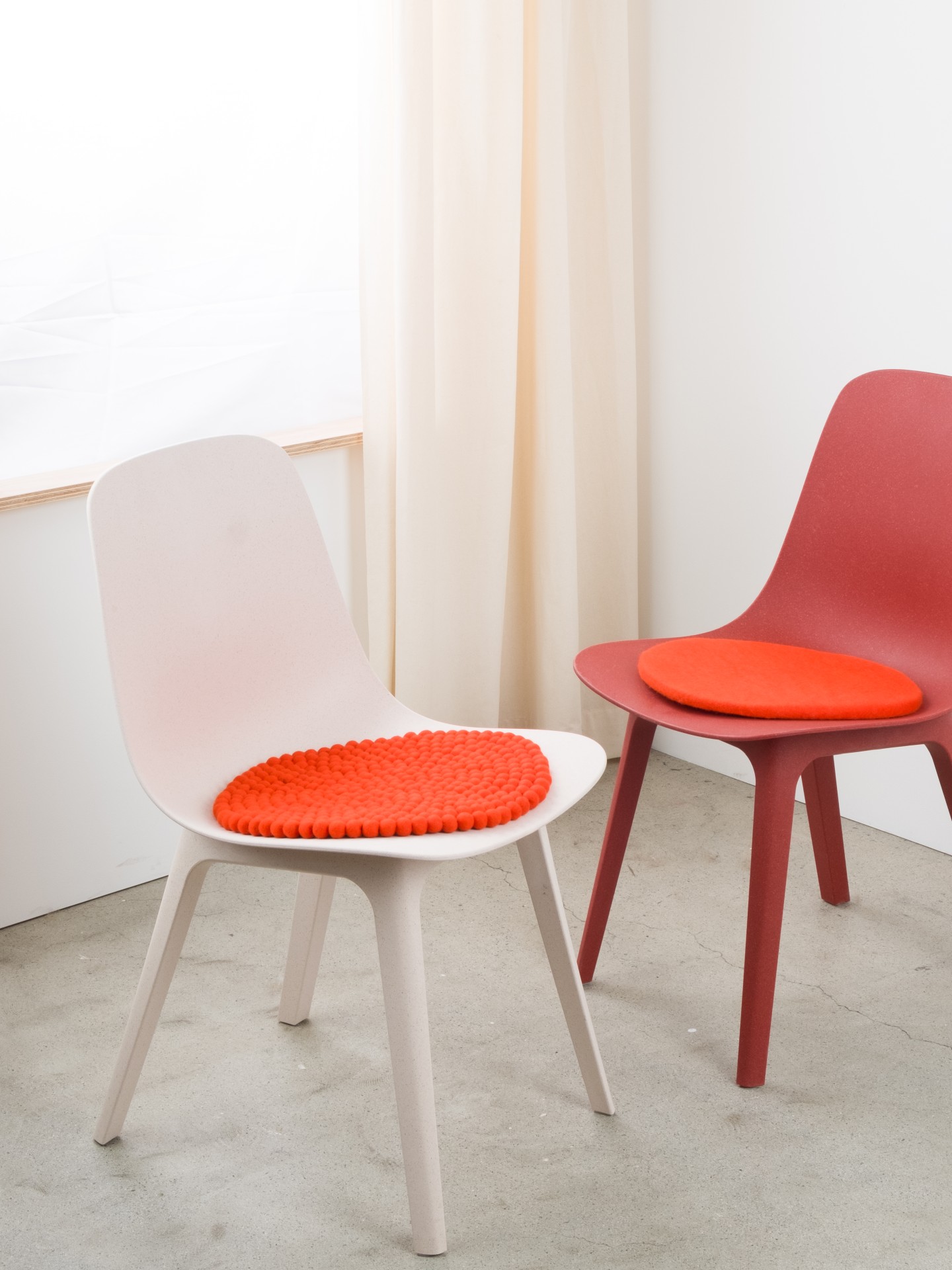 myfelt Mats - Flache Sitzauflage rund
