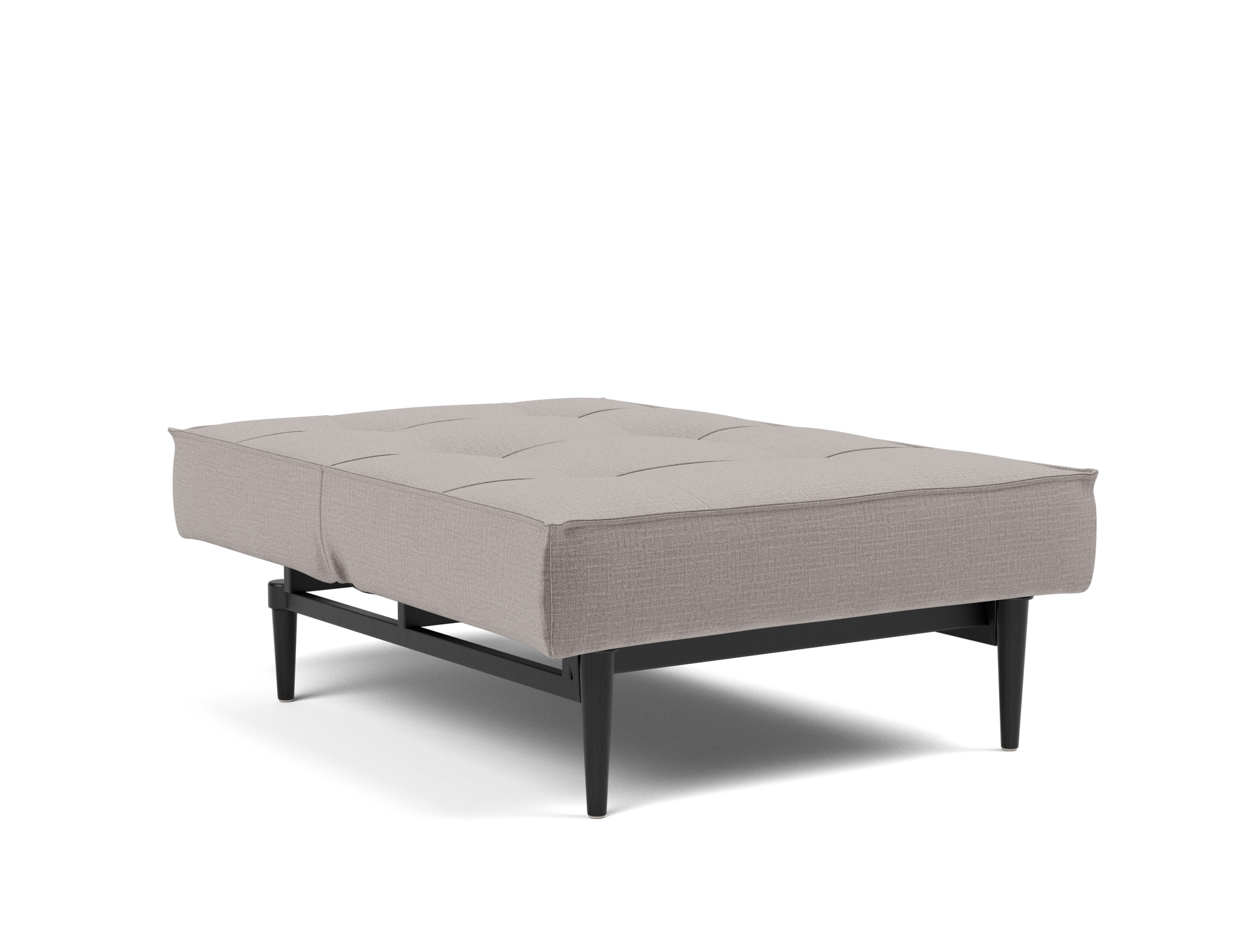 Sessel Splitback Chenille Esina 418-Truffle Beine Styletto Eiche schwarz