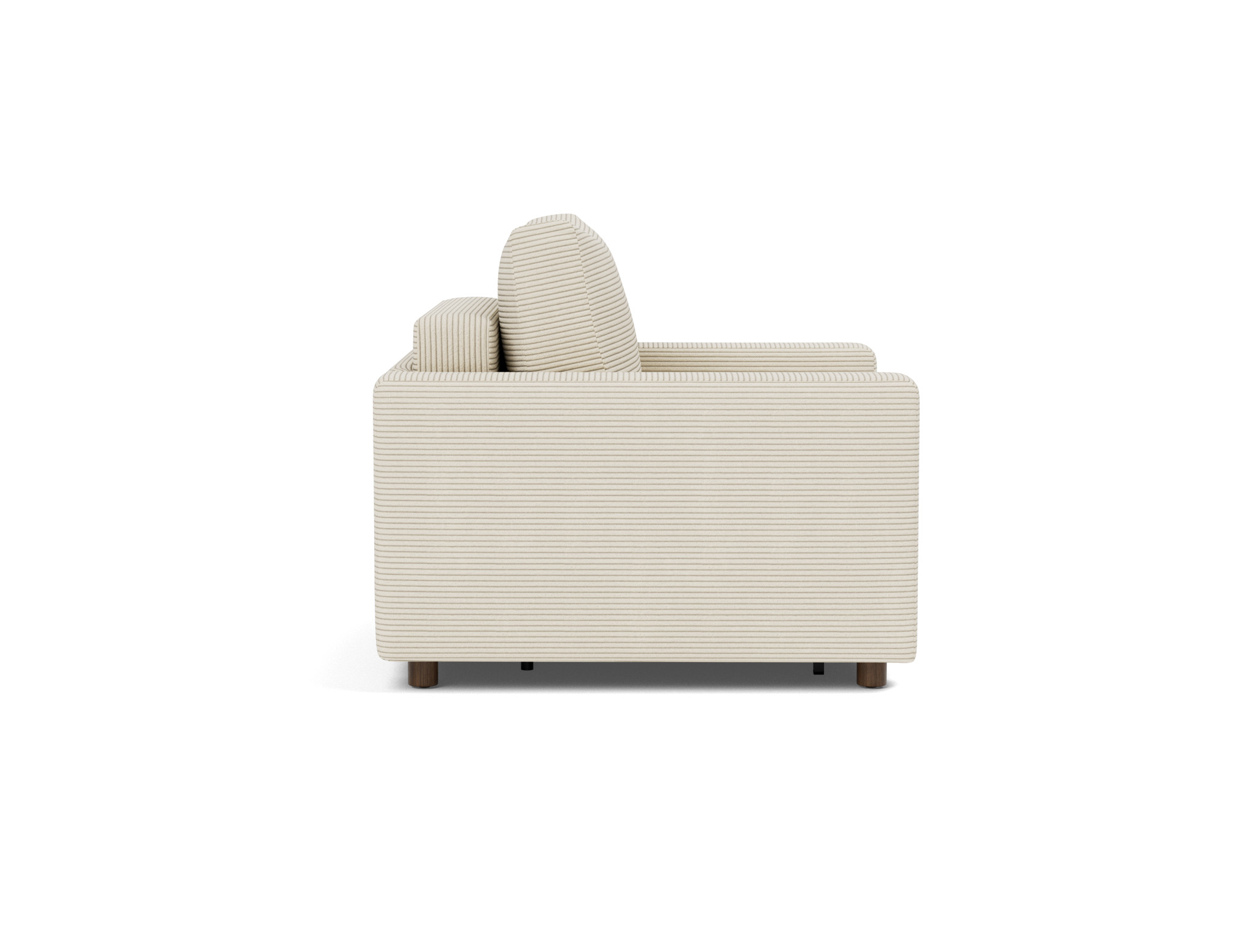 Schlafsessel Neah mit Standard-Armlehnen Kord Corduroy 594-Ivory