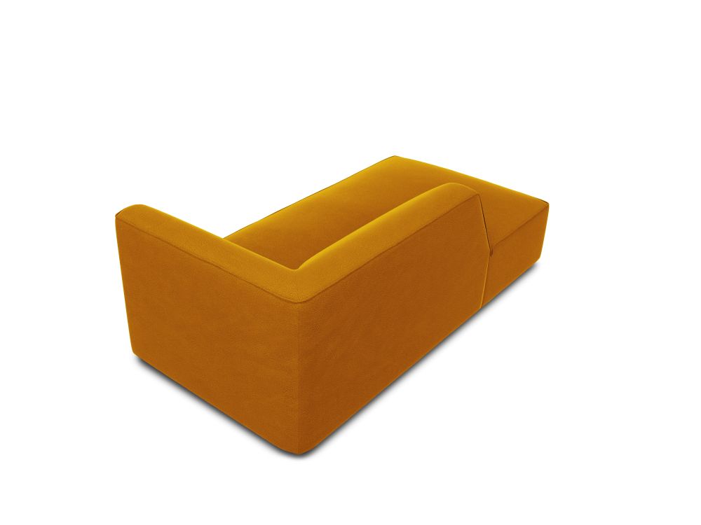 Cosmopolitan Design Chaiselongue Siena Samt Salvador Gelb Links