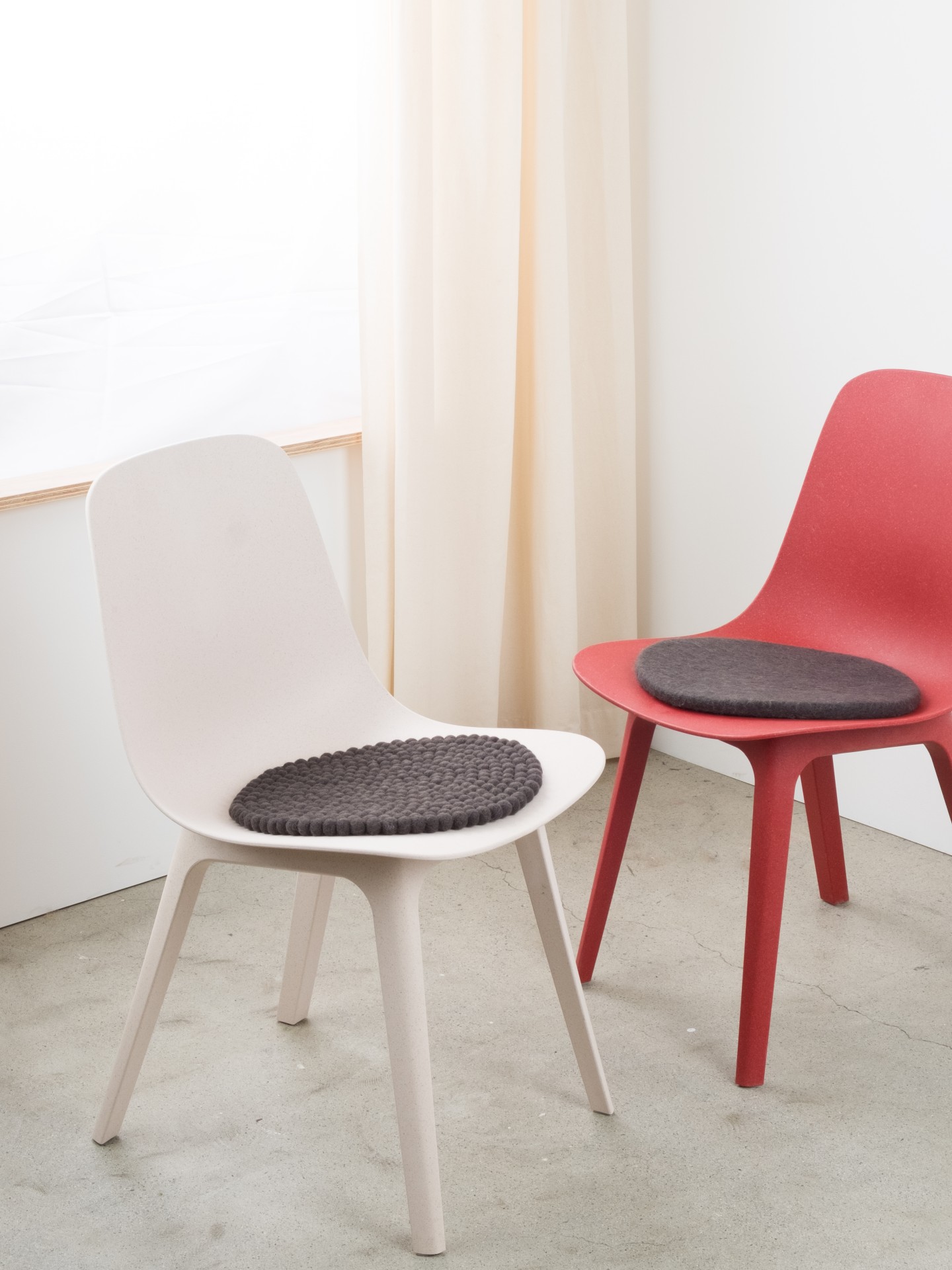 myfelt Kuno - Flache Sitzauflage rund