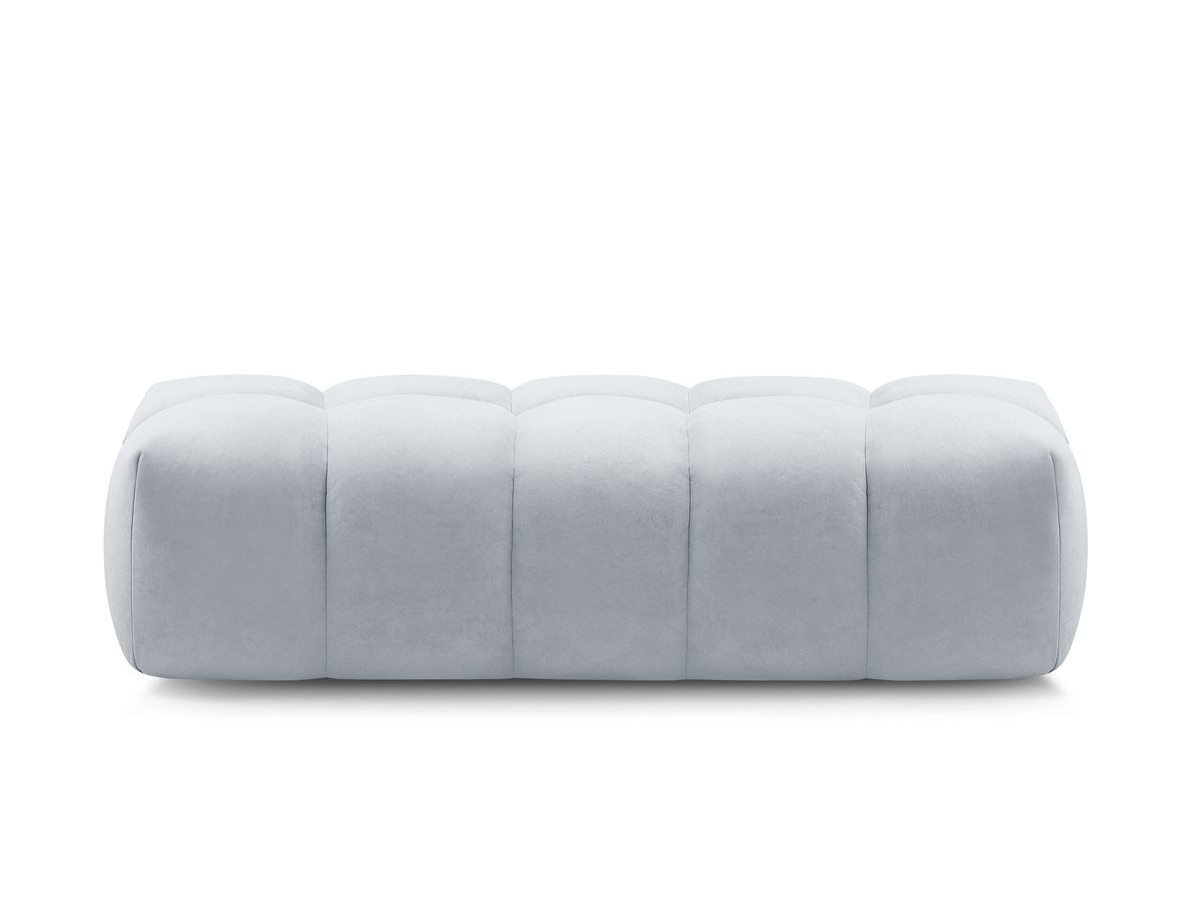 Bobochic Mont-blanc Pouf Samt Hellgrau