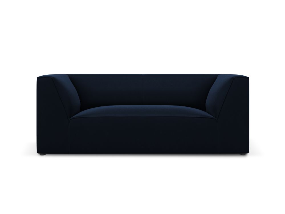 Cosmopolitan Design Sofa Siena 2-Sitzer Samt Salvador Königsblau