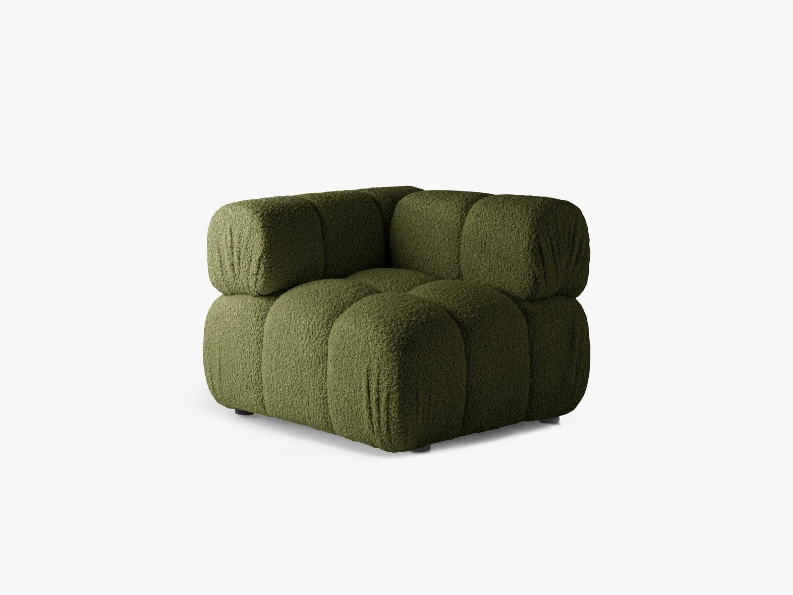 Micadoni symmetrisches Eckmodul Bellis Boucle Rolf Grün