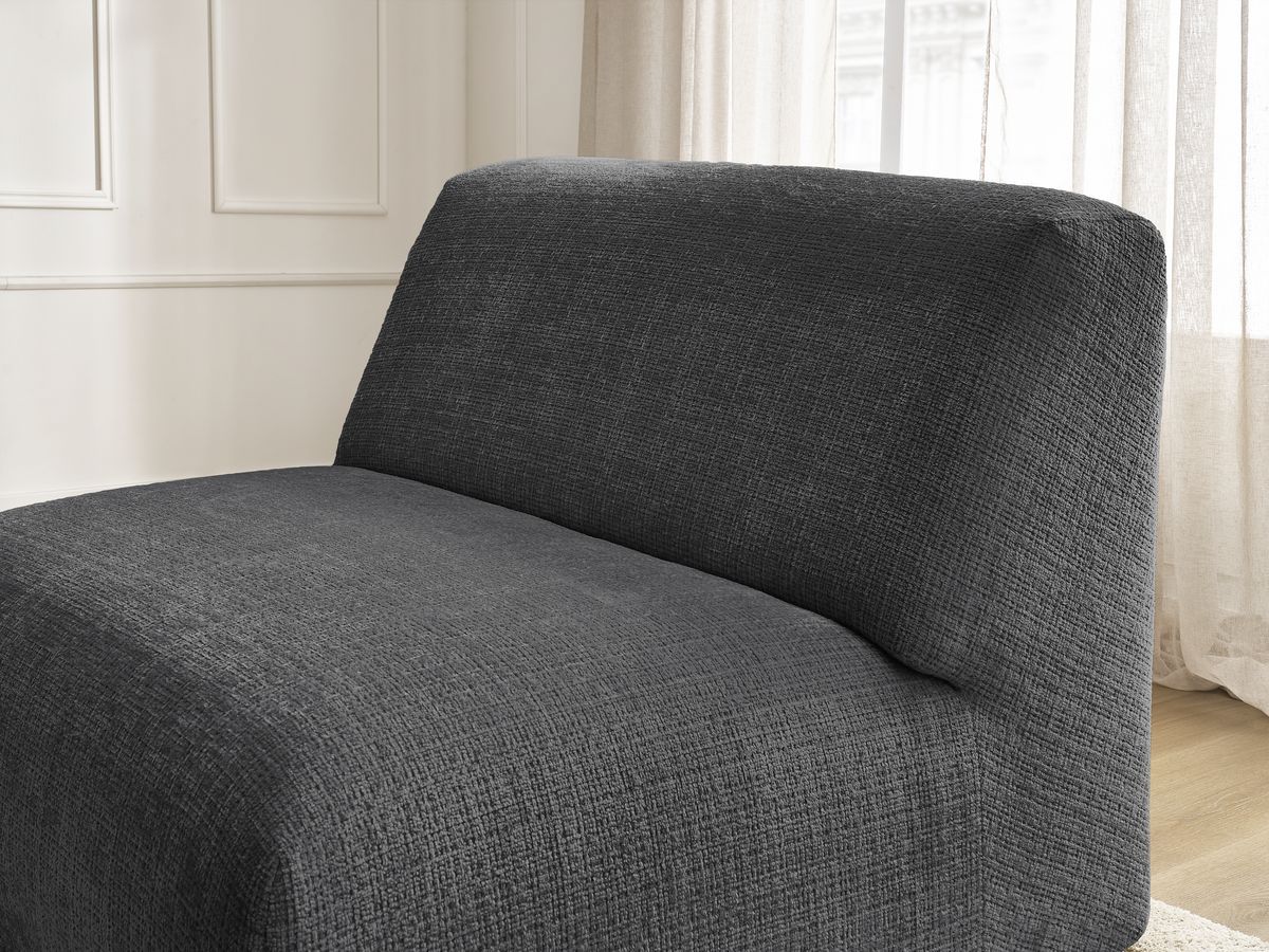 Bobochic Sirius Sofamodul 1-Sitzer Strukturstoff Schwarz