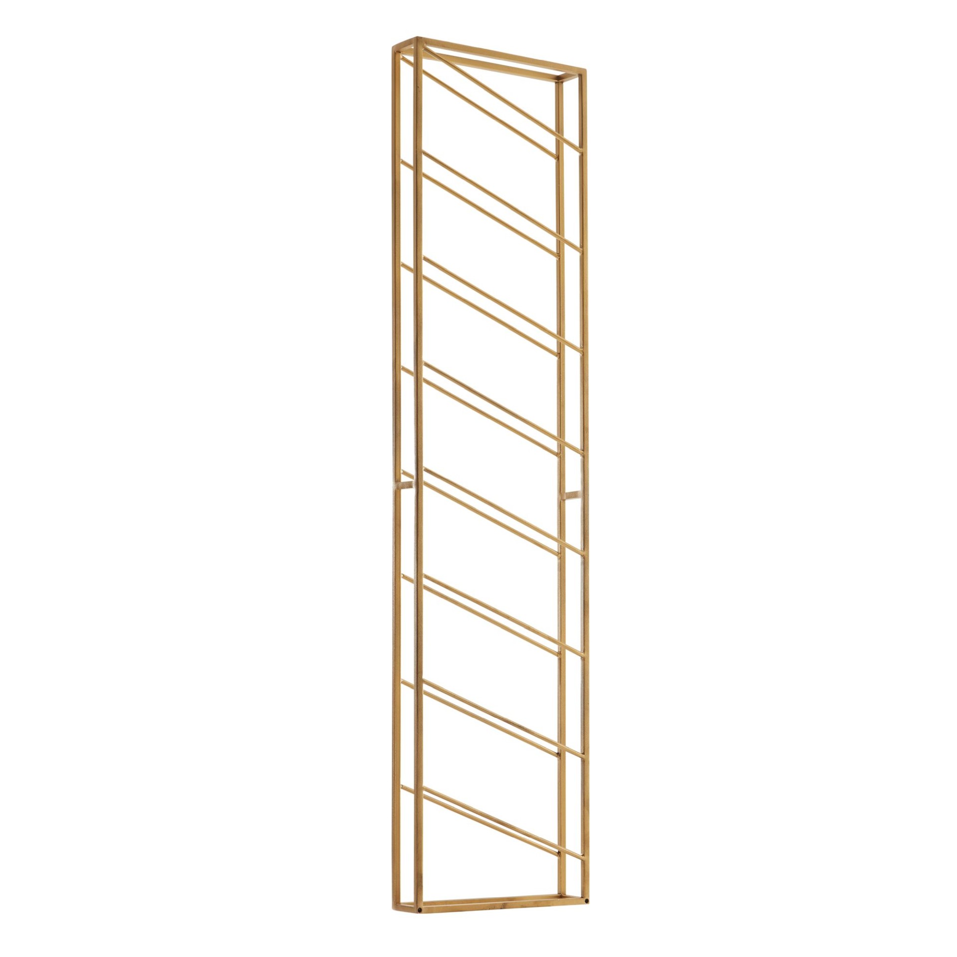 Flaschenregal Algard Metall Gold 36 × 8 × 150 cm