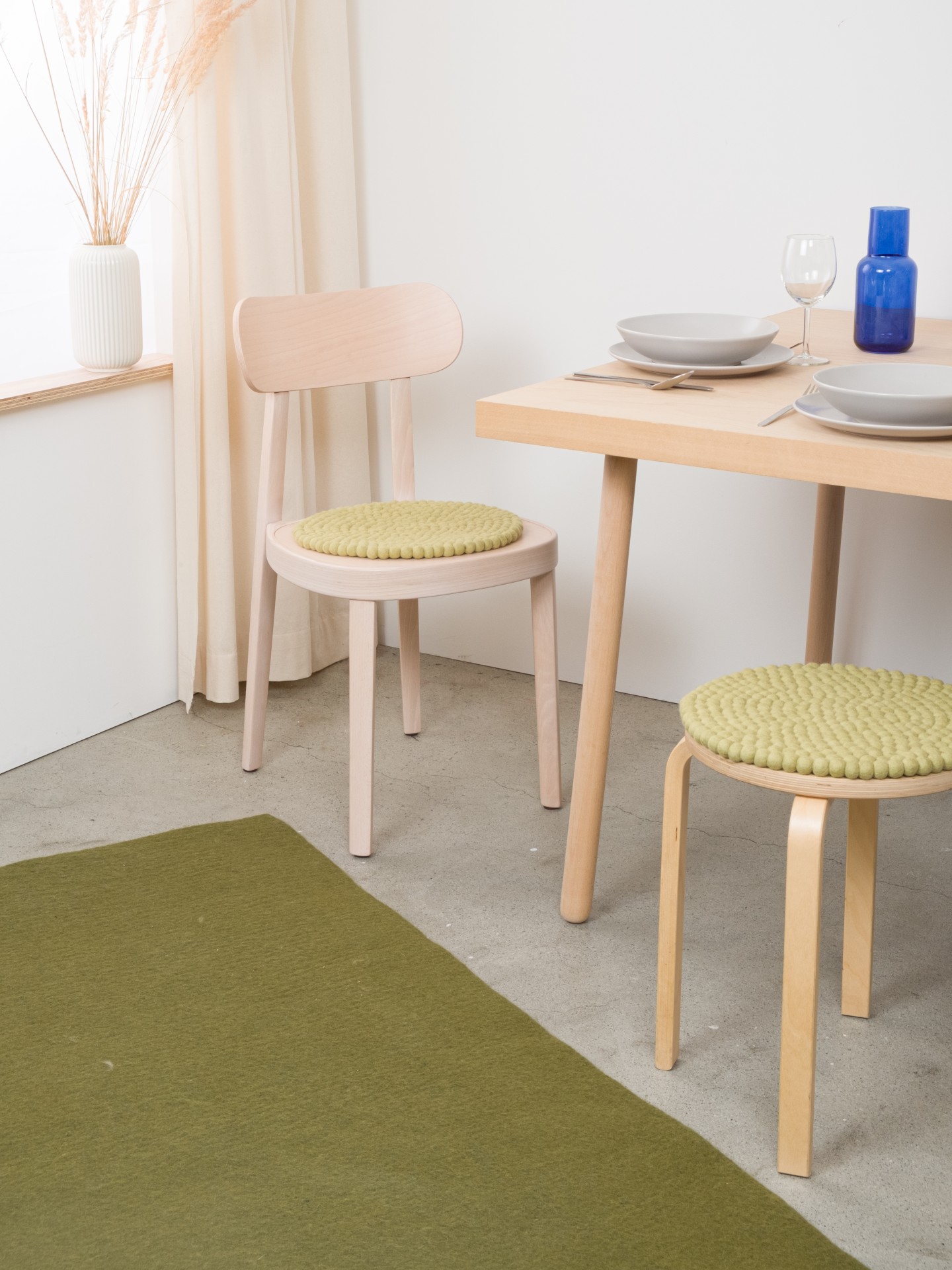 myfelt Pitt - Filzkugel Sitzauflage rund