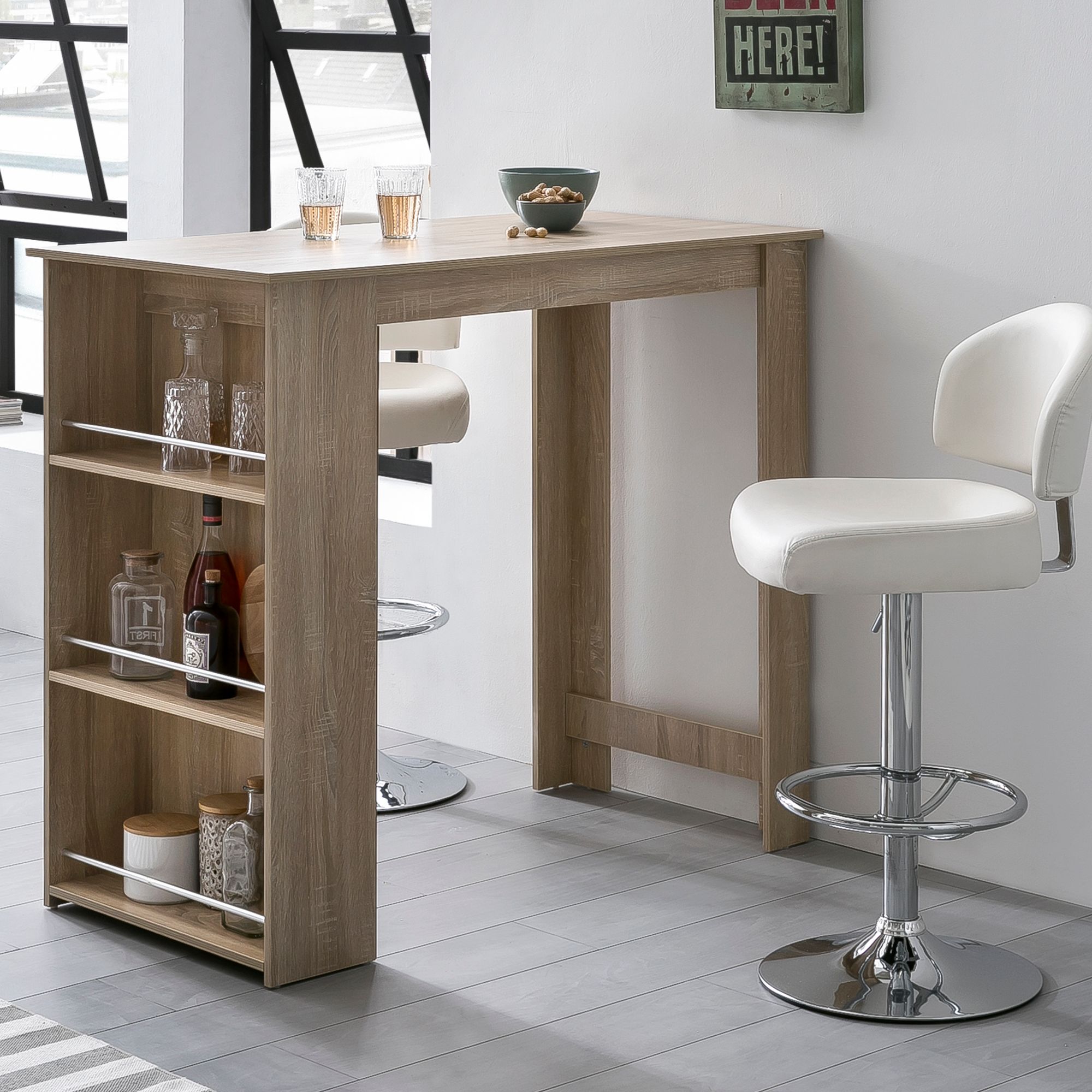 Bartisch Fiska Sonoma 120 × 60 × 107,5 cm