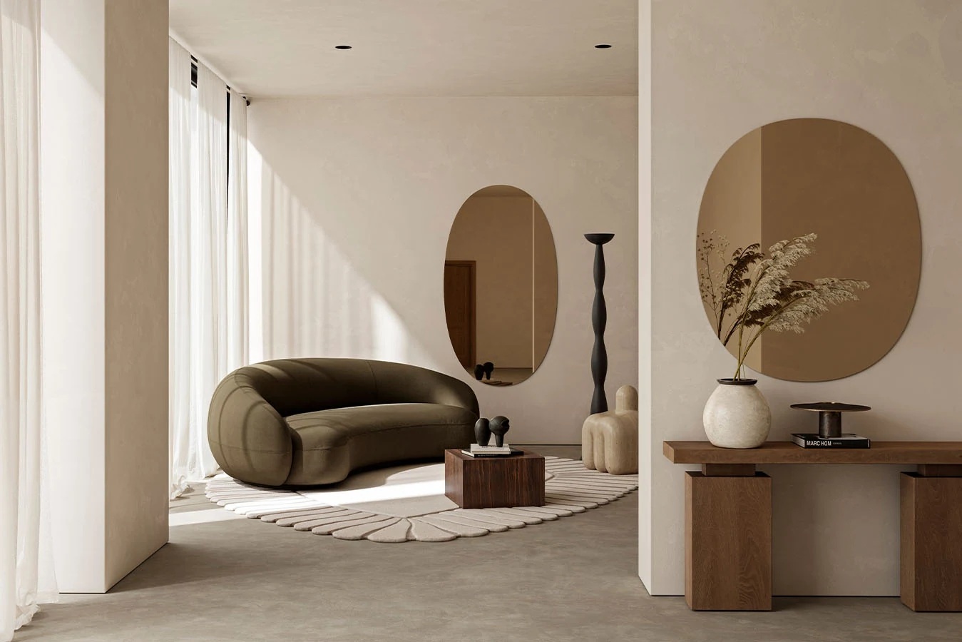 deKnudt Oval Bronze M – Raumansicht 4