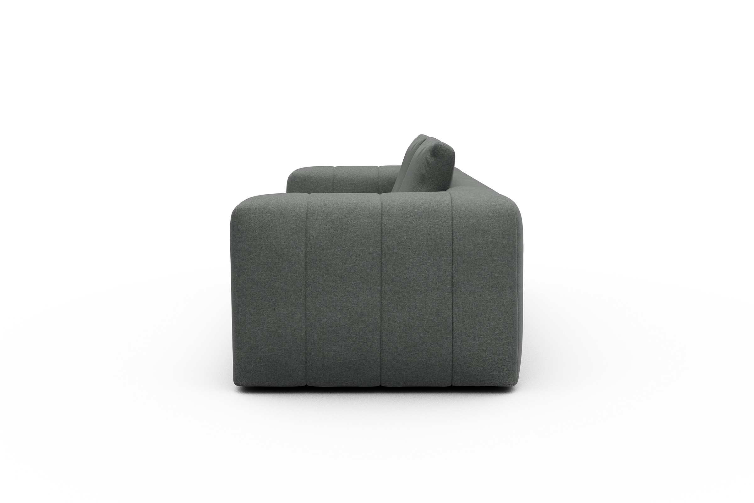 Sofa Hugo 3-Sitzer Satya-Steel