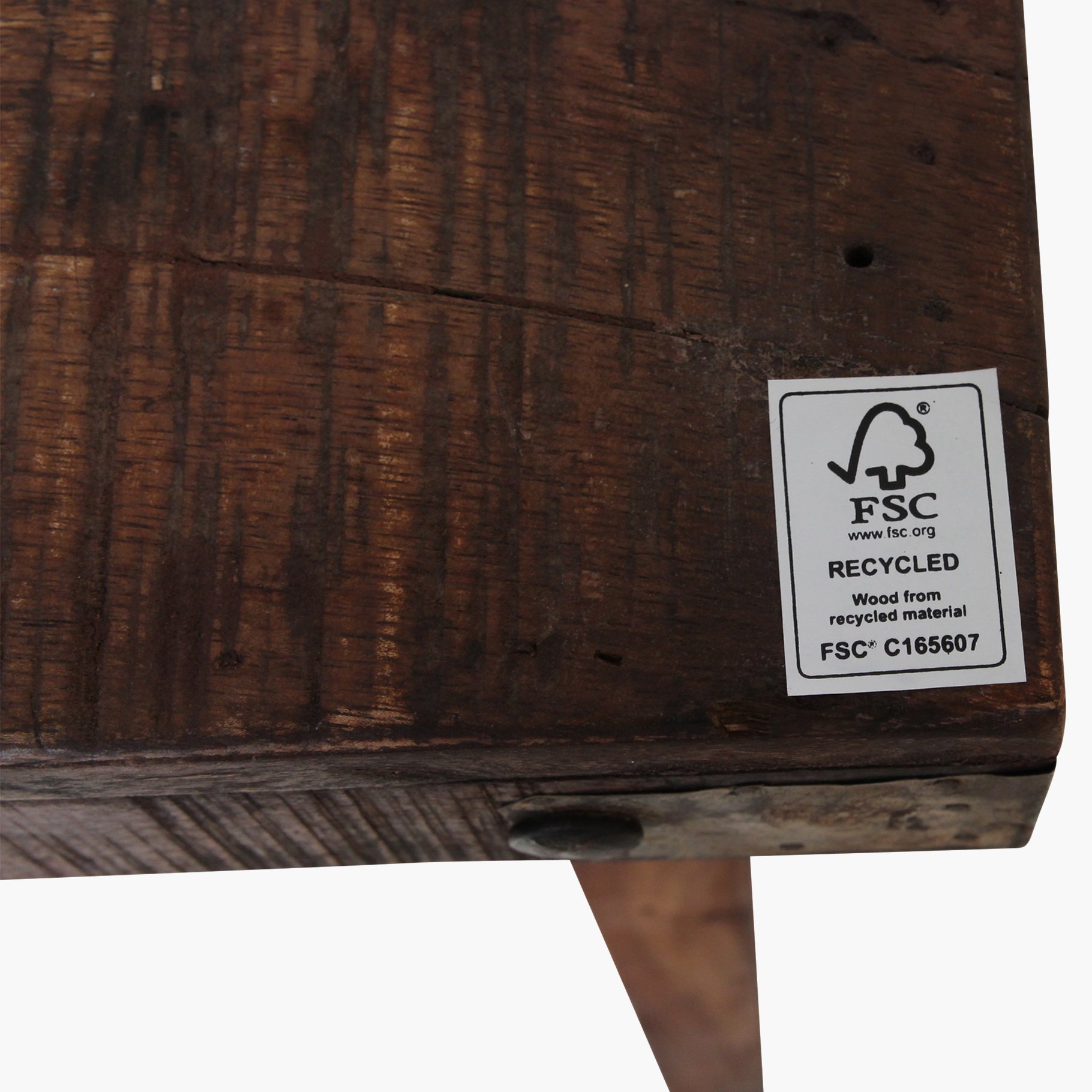 Raw Materials Klappbarer Vintage-Esstisch 165x75x76cm