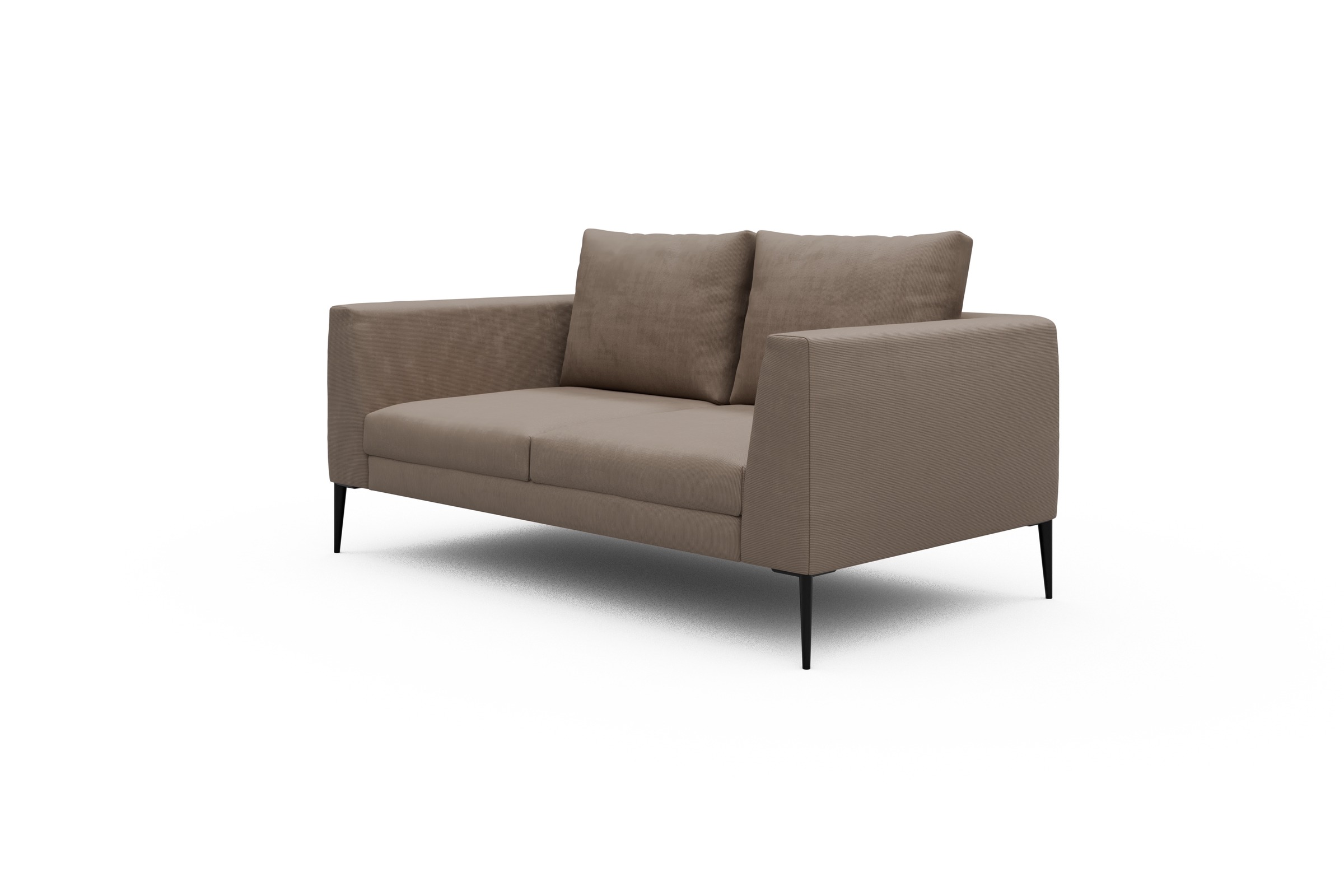 Sofa Paul 2-Sitzer Cordufine-Biege