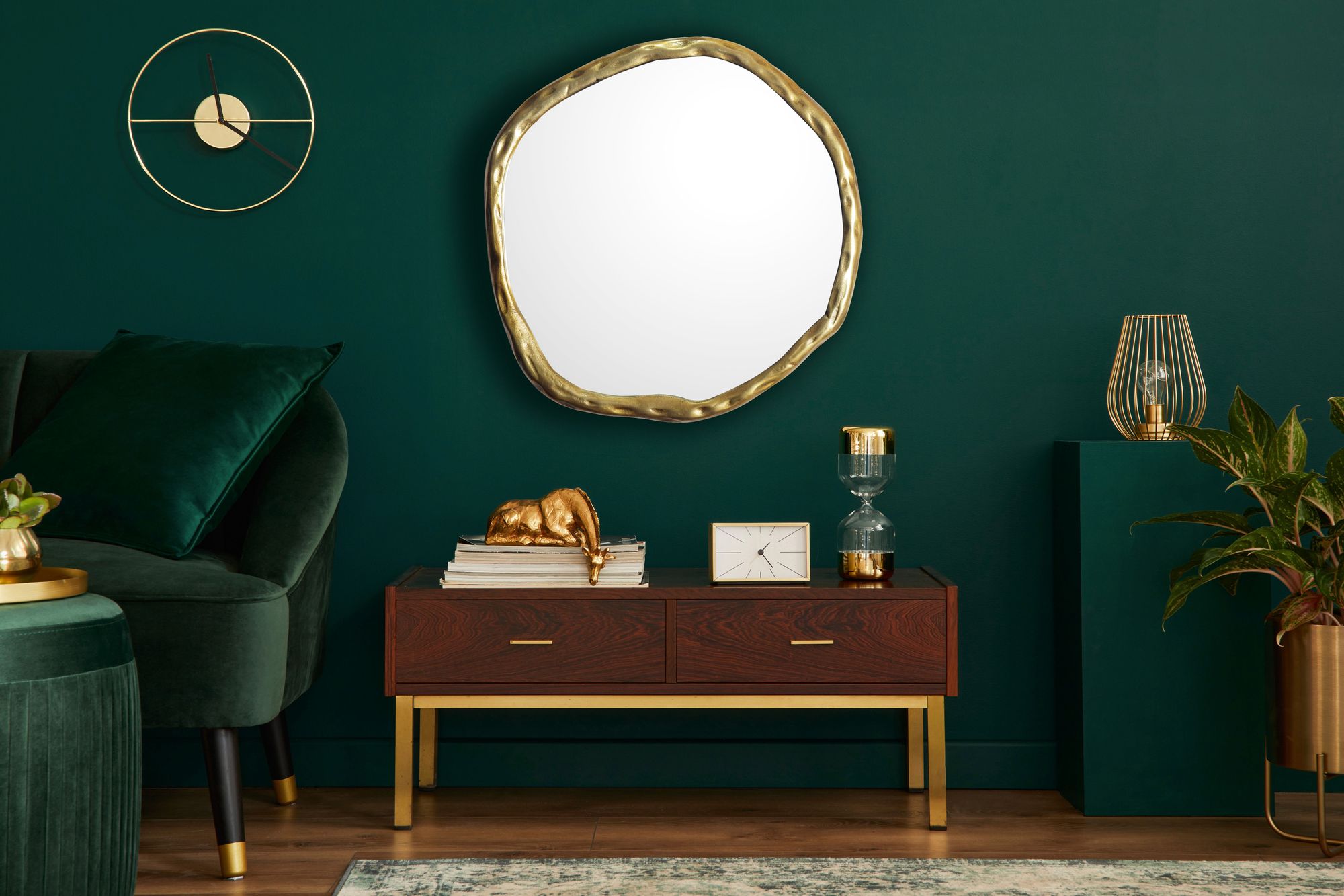 Wandspiegel Risor Gold 60 × 3 × 60 cm