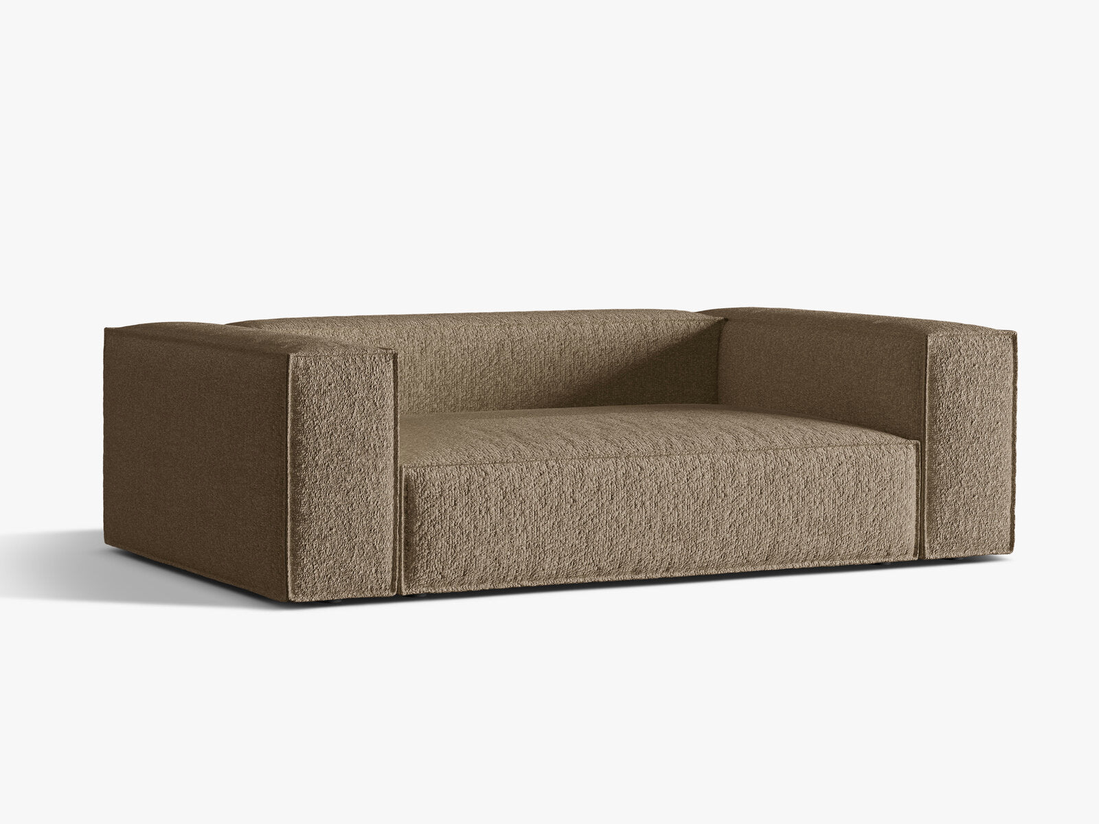 Micadoni Sofa Nuria 3-Sitzer Boucle Cappuccino