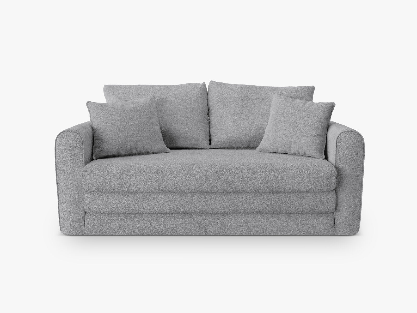 Micadoni Sofa Lido 2-Sitzer Boucle Grau