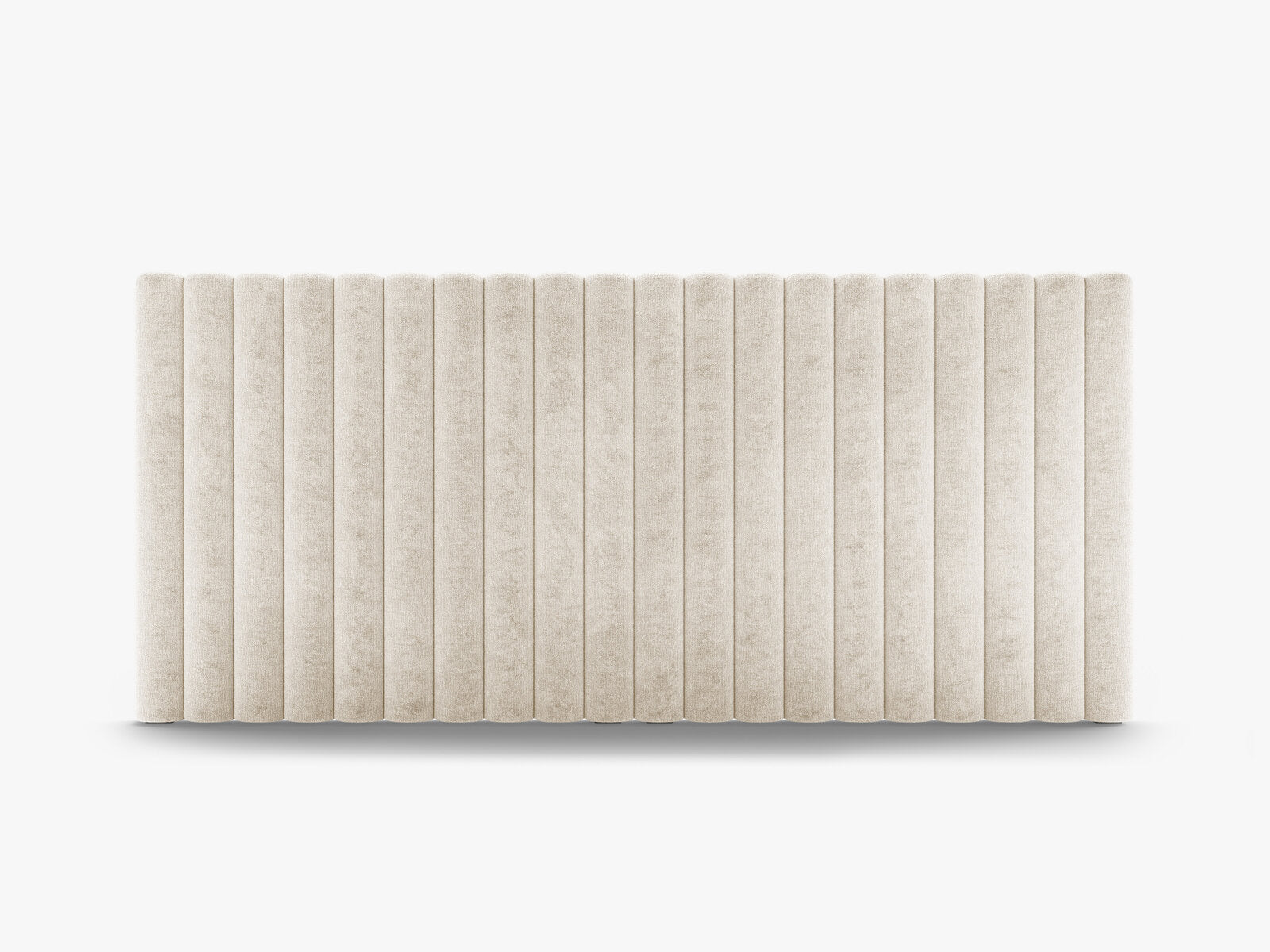 Micadoni Mistero Polster-Kopfteil Chenille Perfect Harmony Helles Beige 200x95