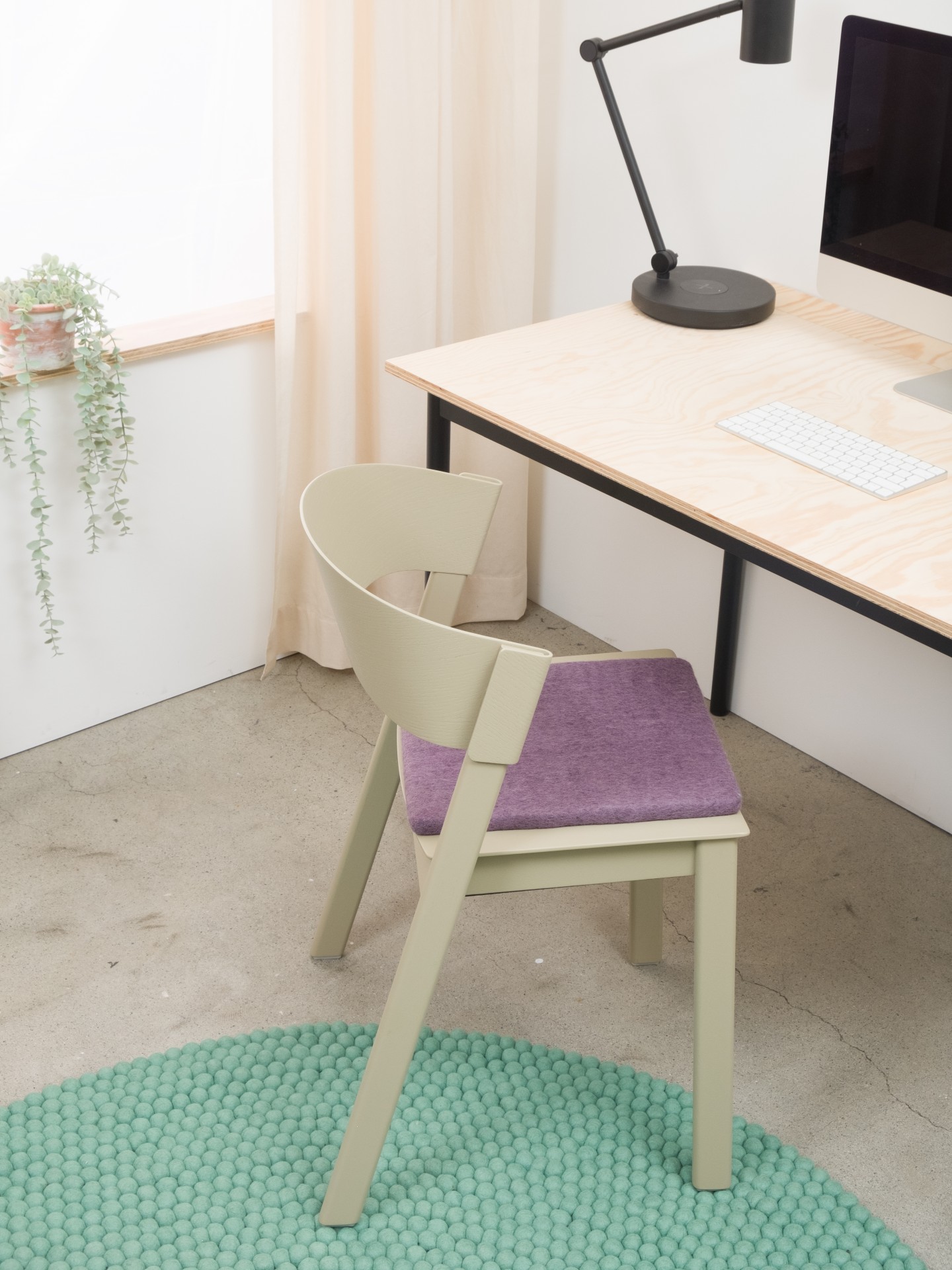 myfelt Frida - Flache Sitzauflage quadratisch