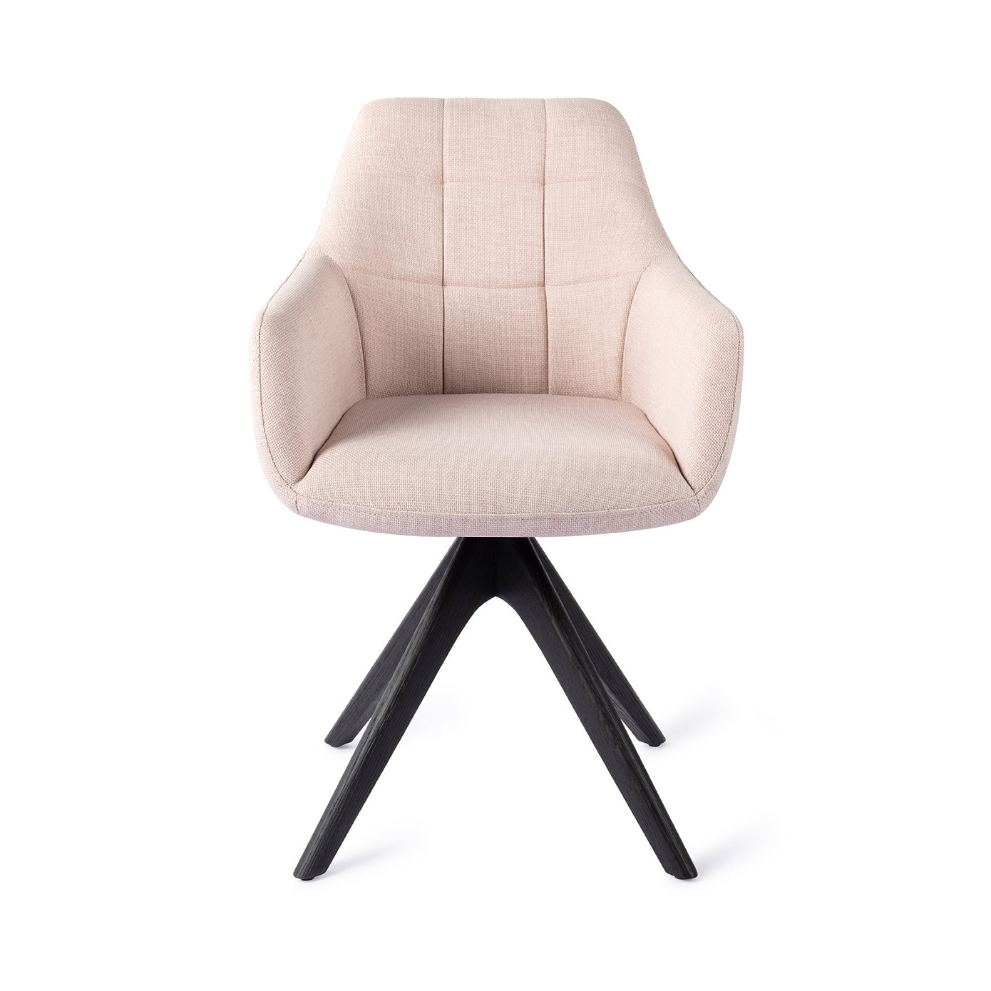 Jesper Home Esszimmerstuhl Noto Petal Pink Revolve Eiche Schwarz