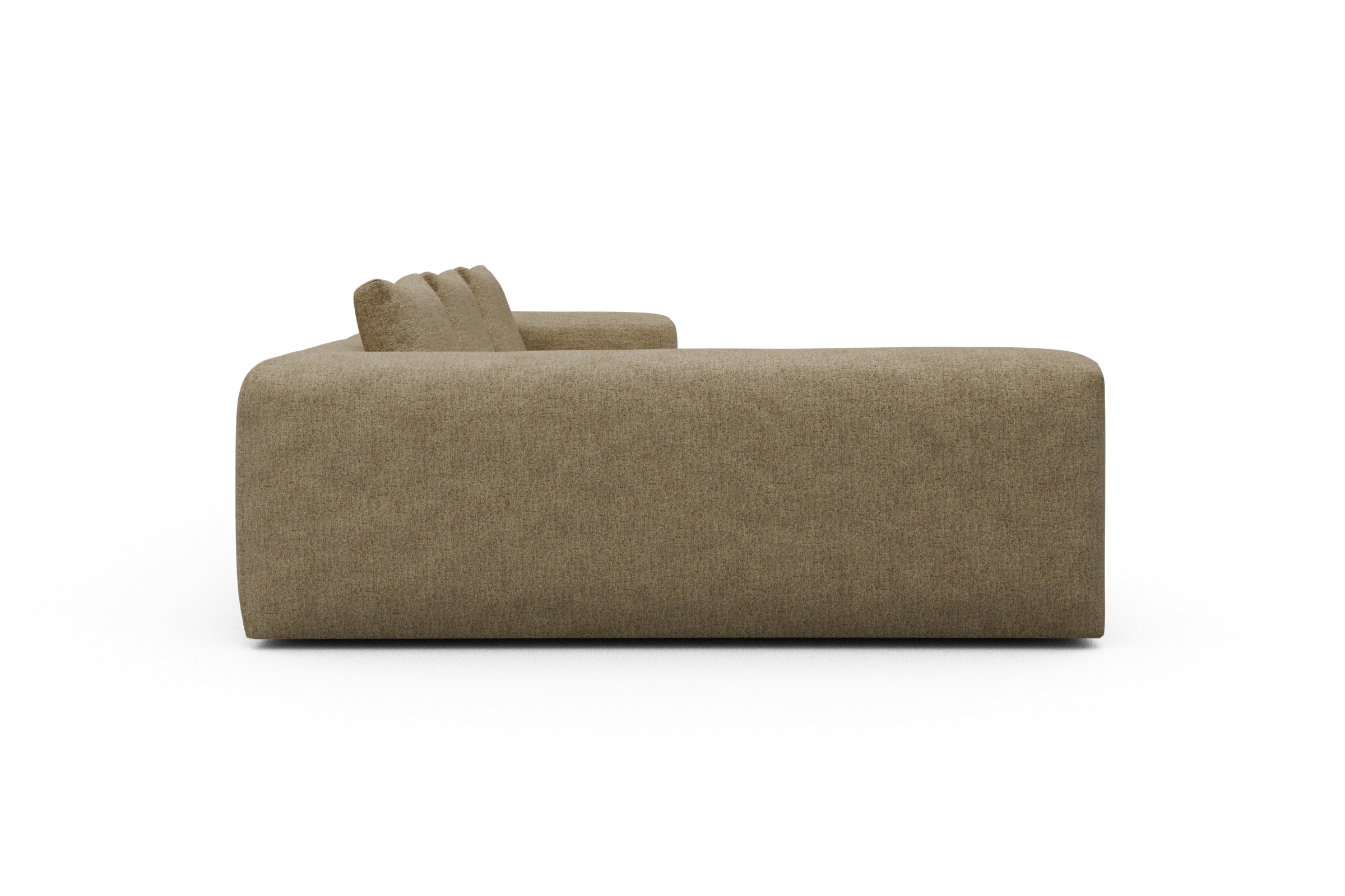 Ecksofa Fred 2x 2,5-Sitzer links offen Carreno-Silician-Yellow