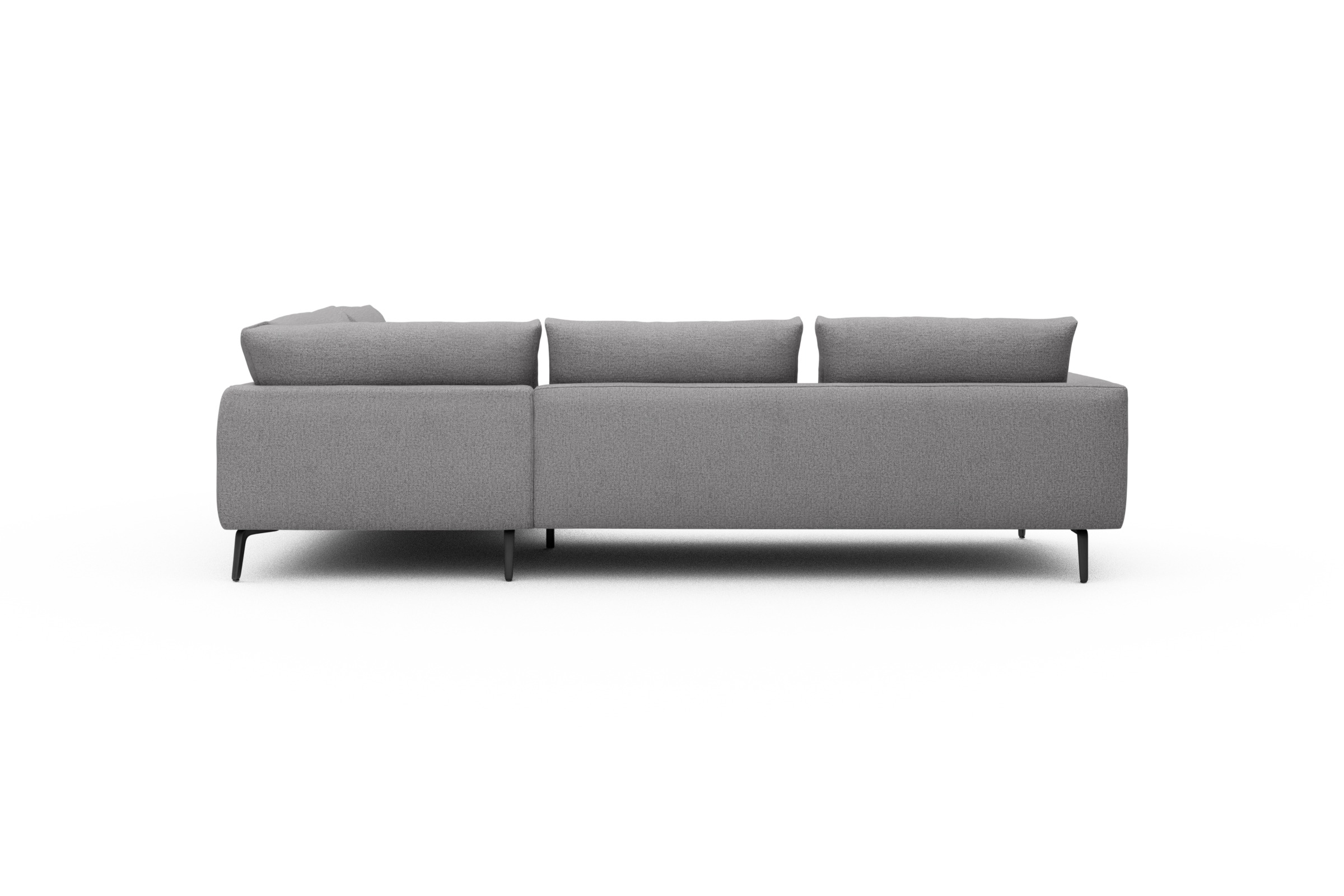 Ecksofa Karl Relax-Ecke rechts mit 2,5-Sitzer Sama-Grey
