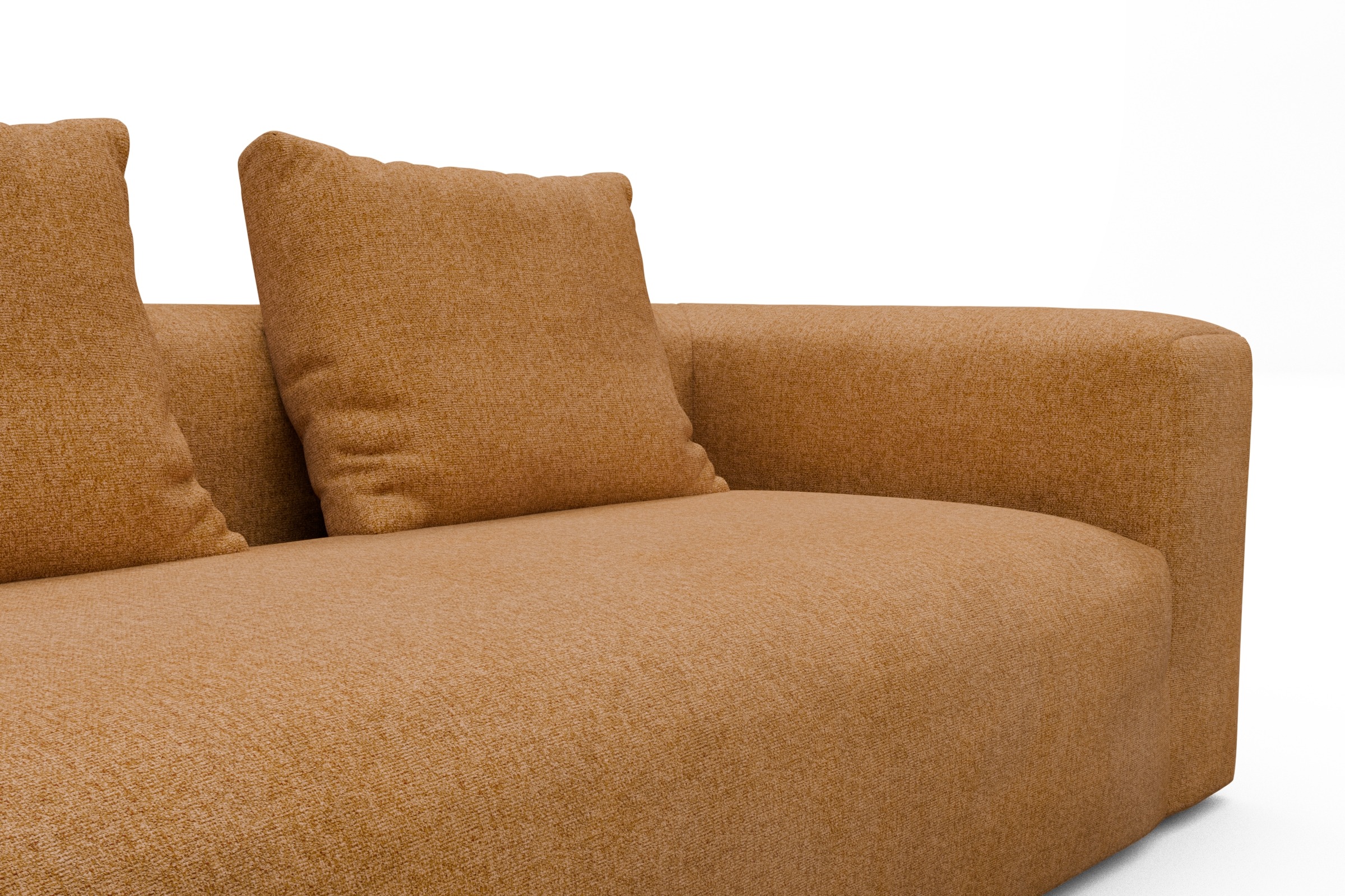 Sofa Fred 3-Sitzer Casone-Warm-Yellow