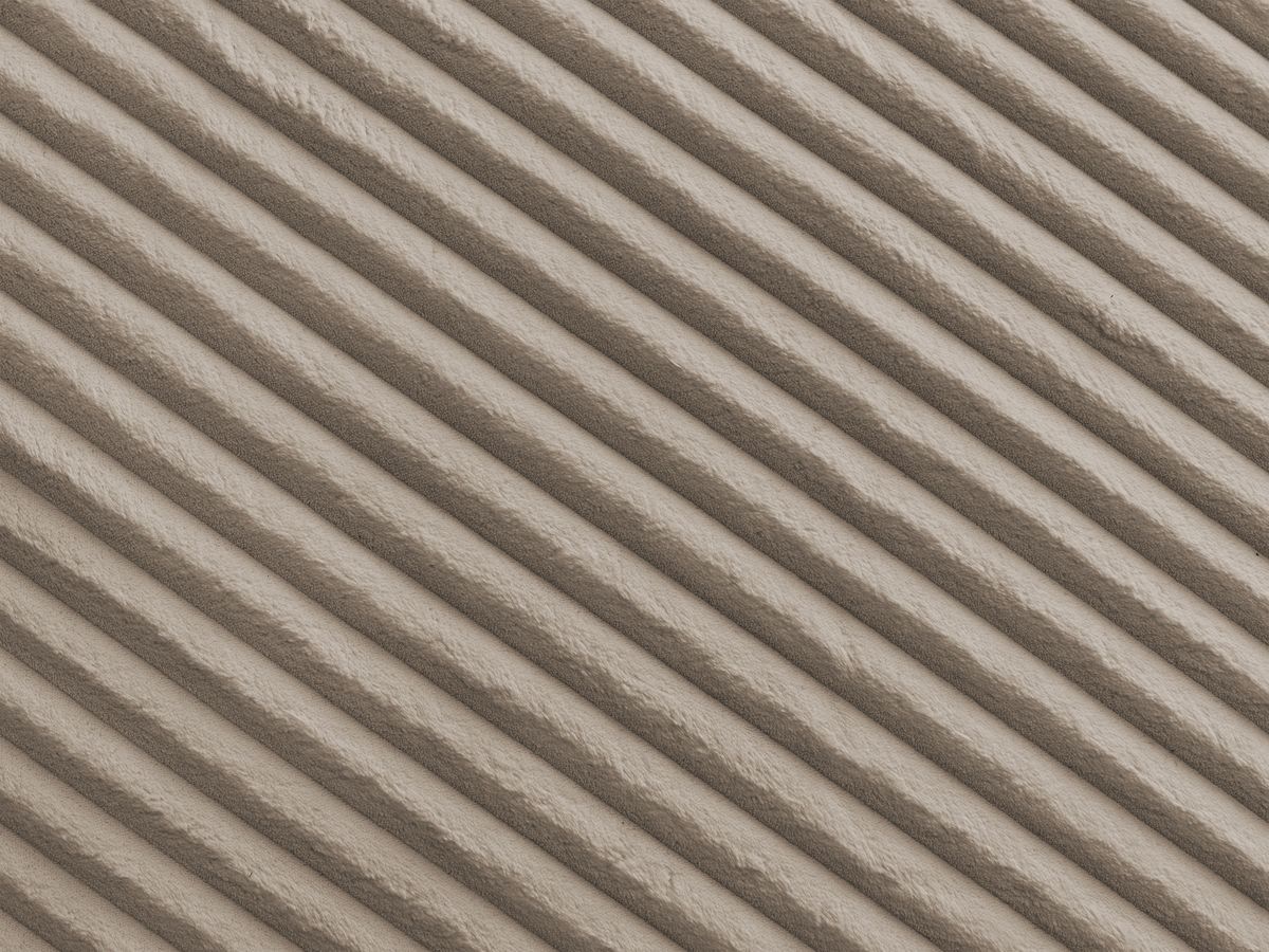 Bobochic Belem Méridienne-Modul Breitcord weich Taupe