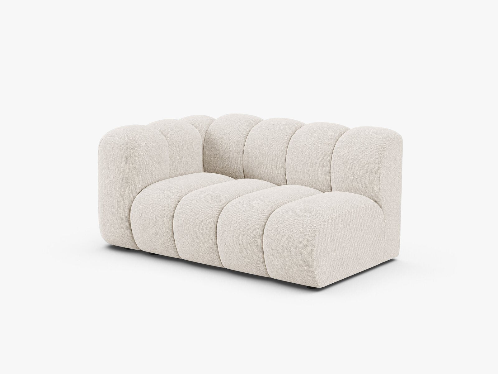 Micadoni Modul Lupine 2-Sitzer Chenille Eden Helles Beige Links