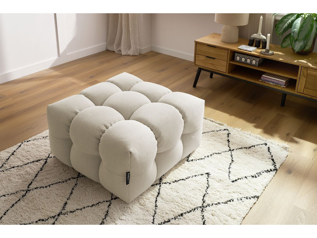Bobochic Cloud Pouf Stoff Beige