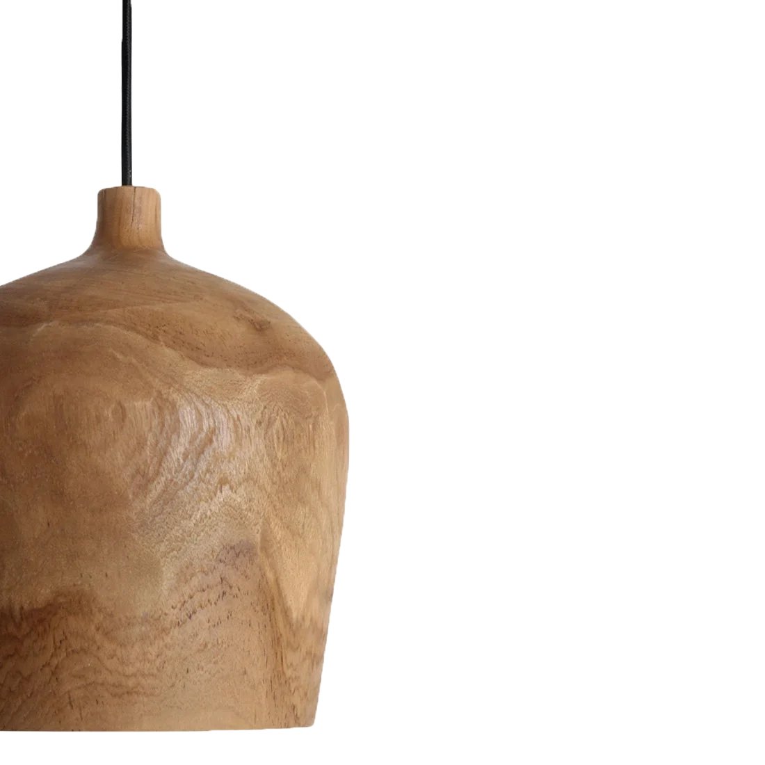 Raw Materials Pendelleuchte Dome/Bottle Teak