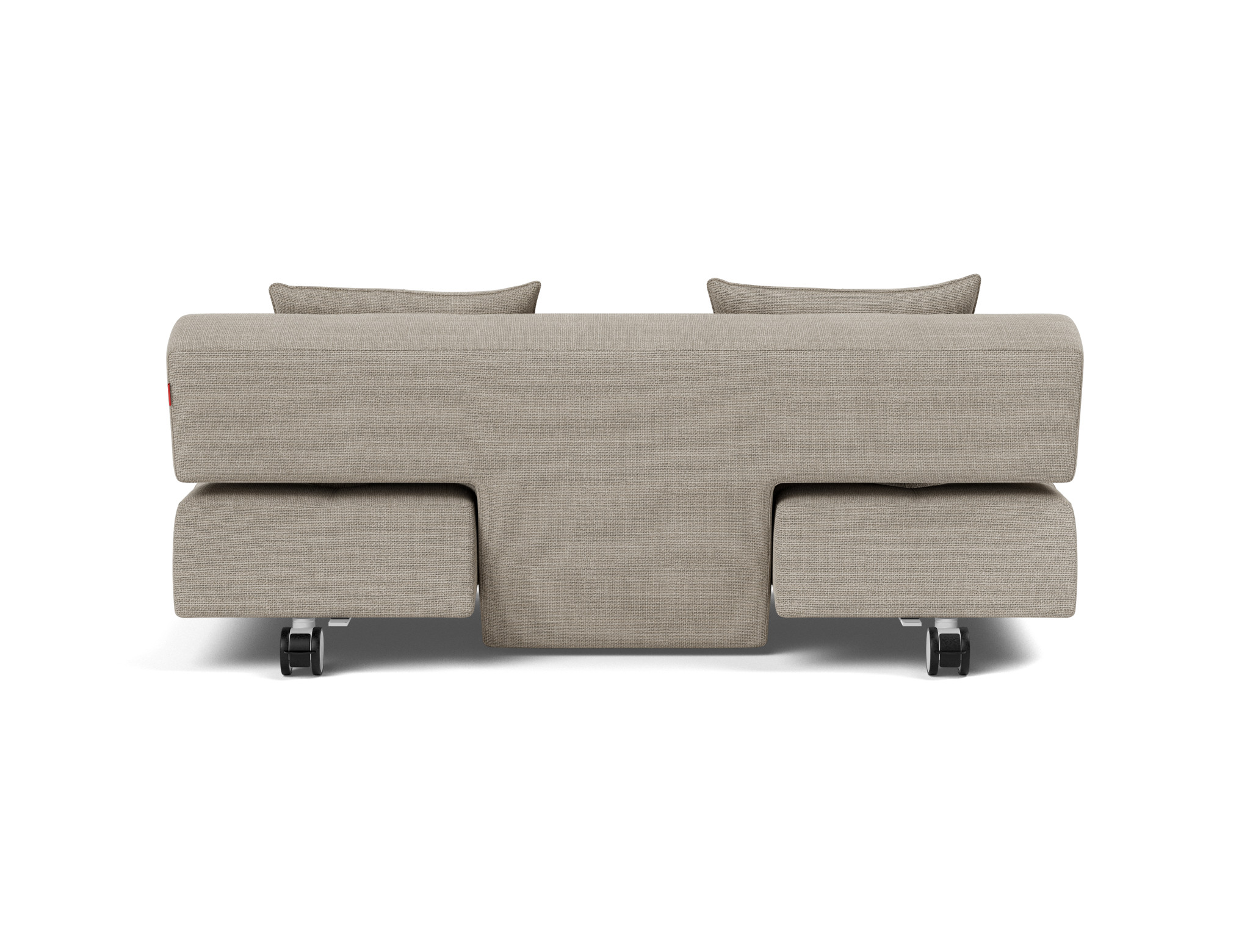 Schlafsofa Long Horn D.E.L. Strukturierter Stoff Kenya 579-Gravel