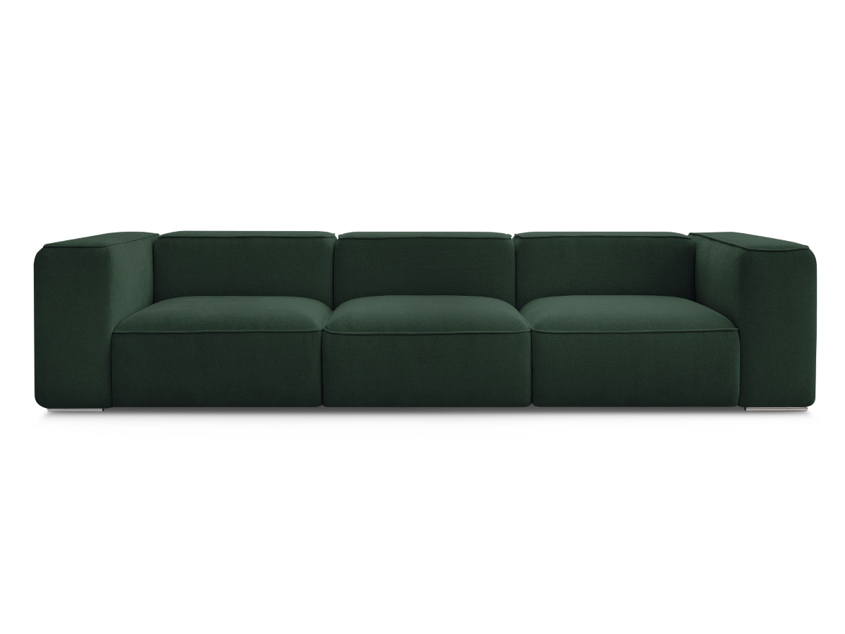 Bobochic Zephyr Sofa 3-Sitzer Strukturstoff Grün